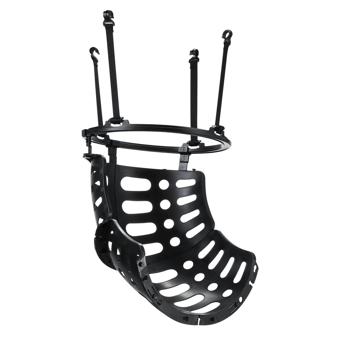 2 Genki Basketball Ring Hoop Ball Returner Rebounder Return System - Black, 2 of 3