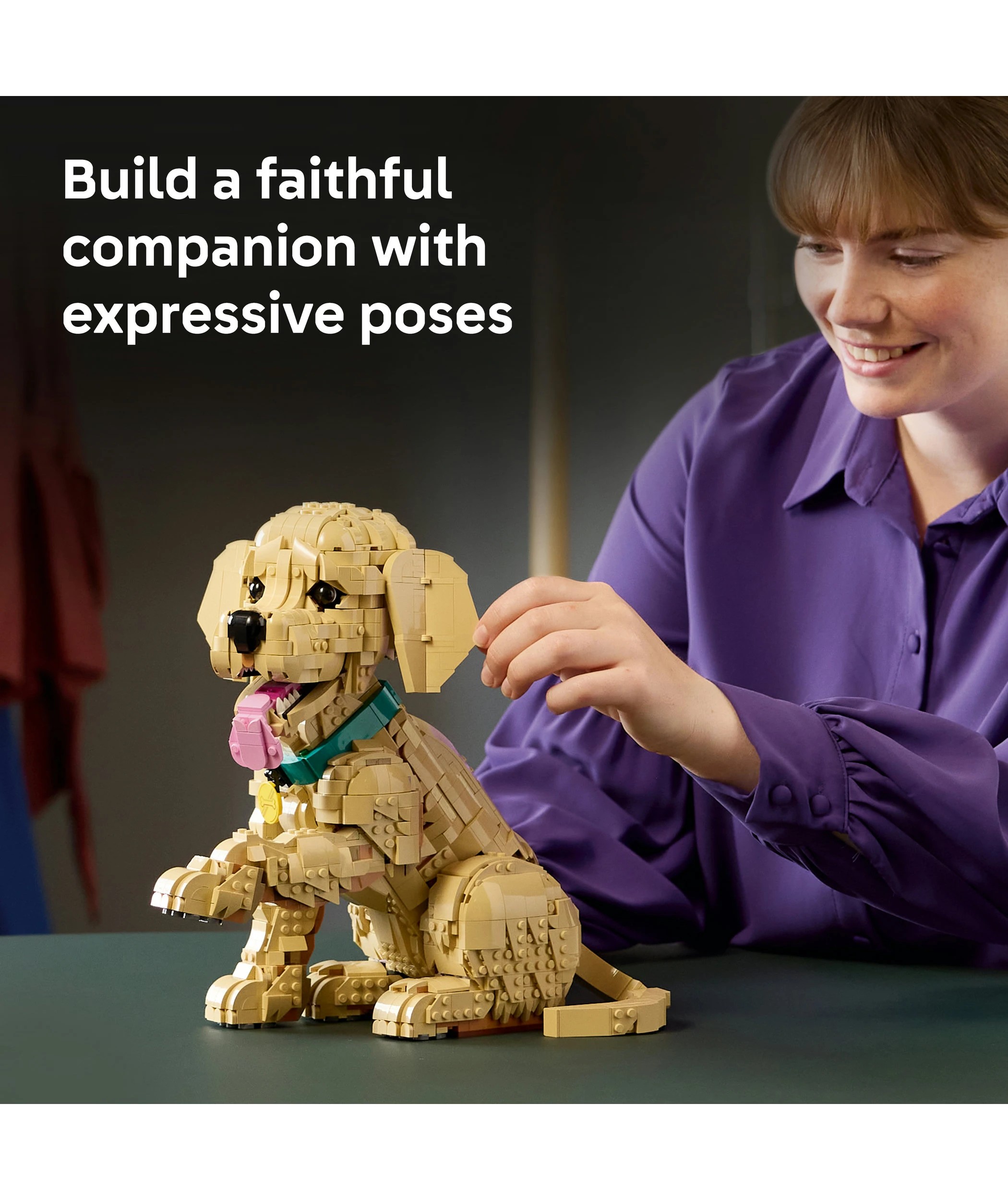 4 LEGO Icons Golden Retriever Puppy 11384, 4 of 10