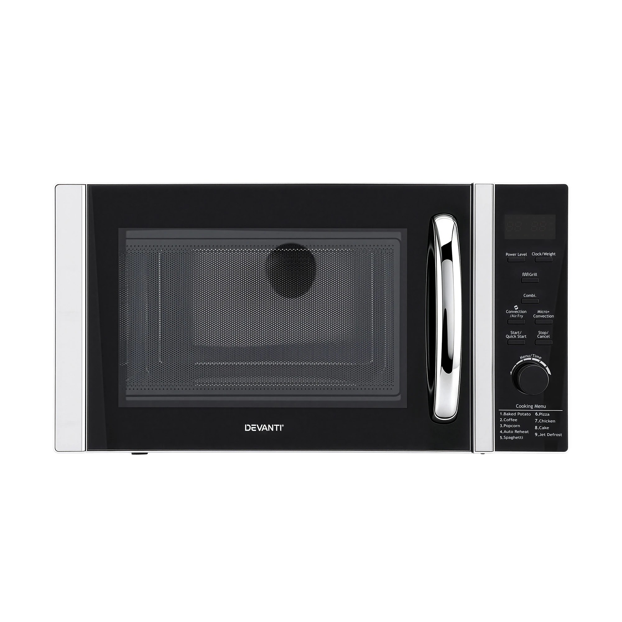 3 Devanti 30L Microwave Oven 4-IN-1 Air Fryer Convection - Black, 3 of 3