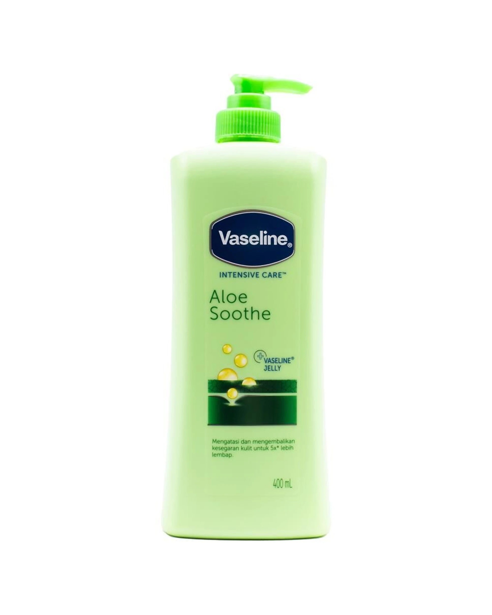 2 Vaseline Aloe Soothe Intensive Care Moisturising Lotion 6PK 400ml - Green, 2 of 3