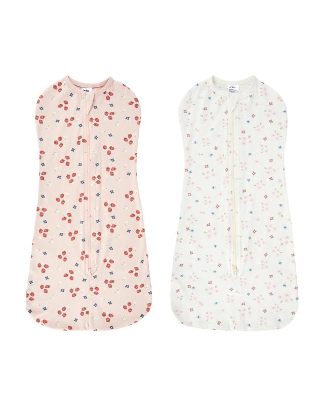 2 Pack Organic Cotton Swaddle Pou