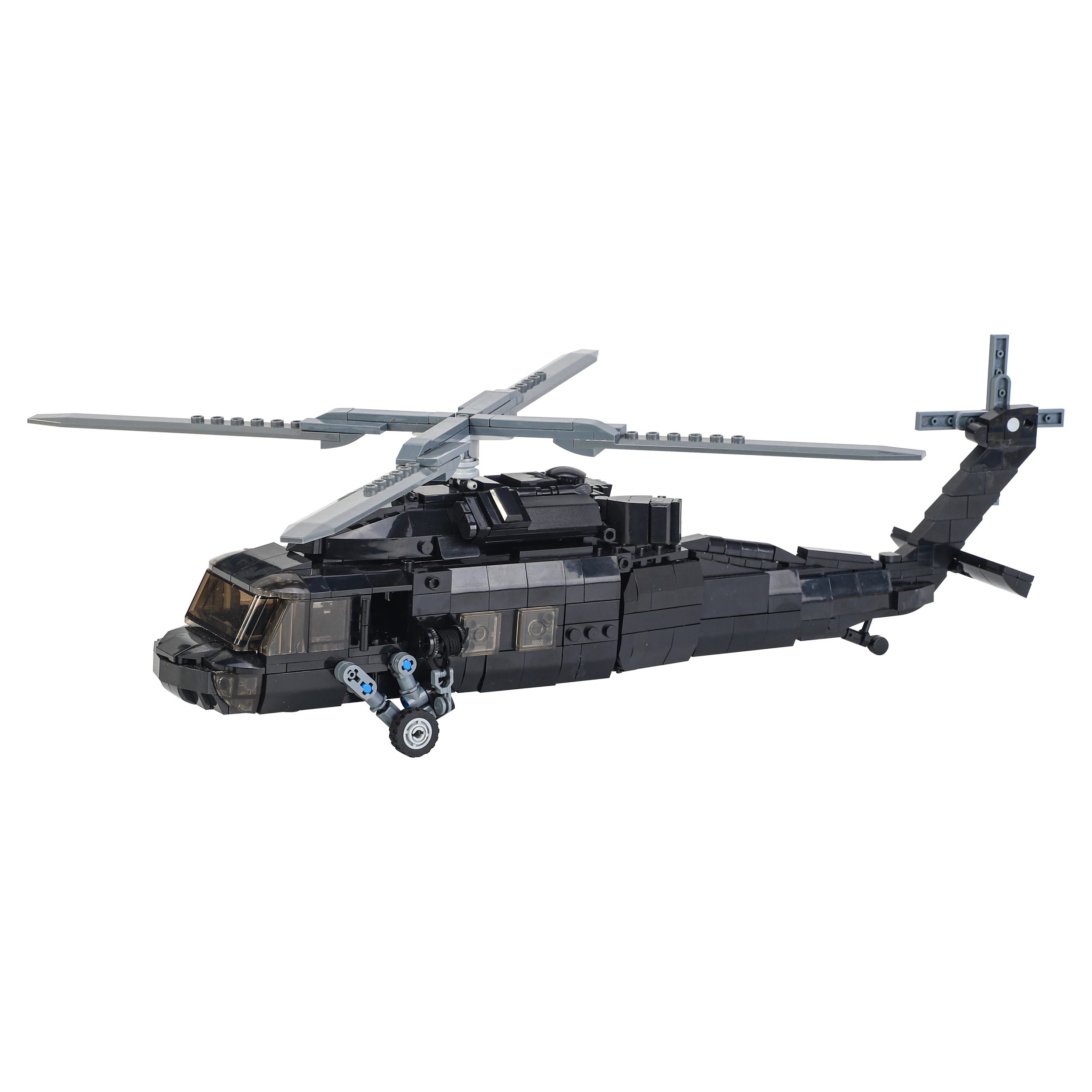 3 684 Piece Mini Blocks Vehicle Series: Helicopter, 3 of 7