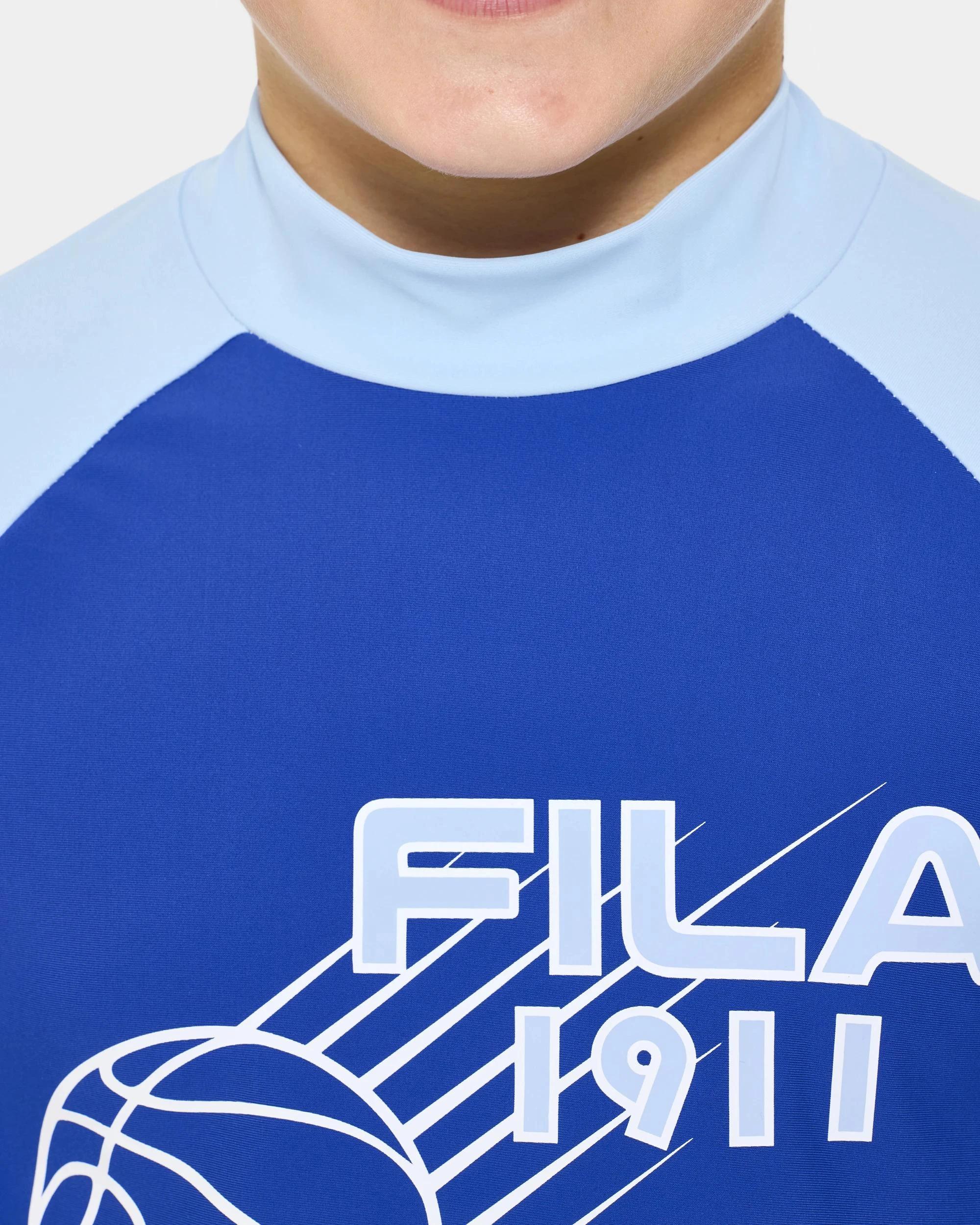 7 Fila Rocco Long Sleeve Swim Rashie BLUE, 7 of 7