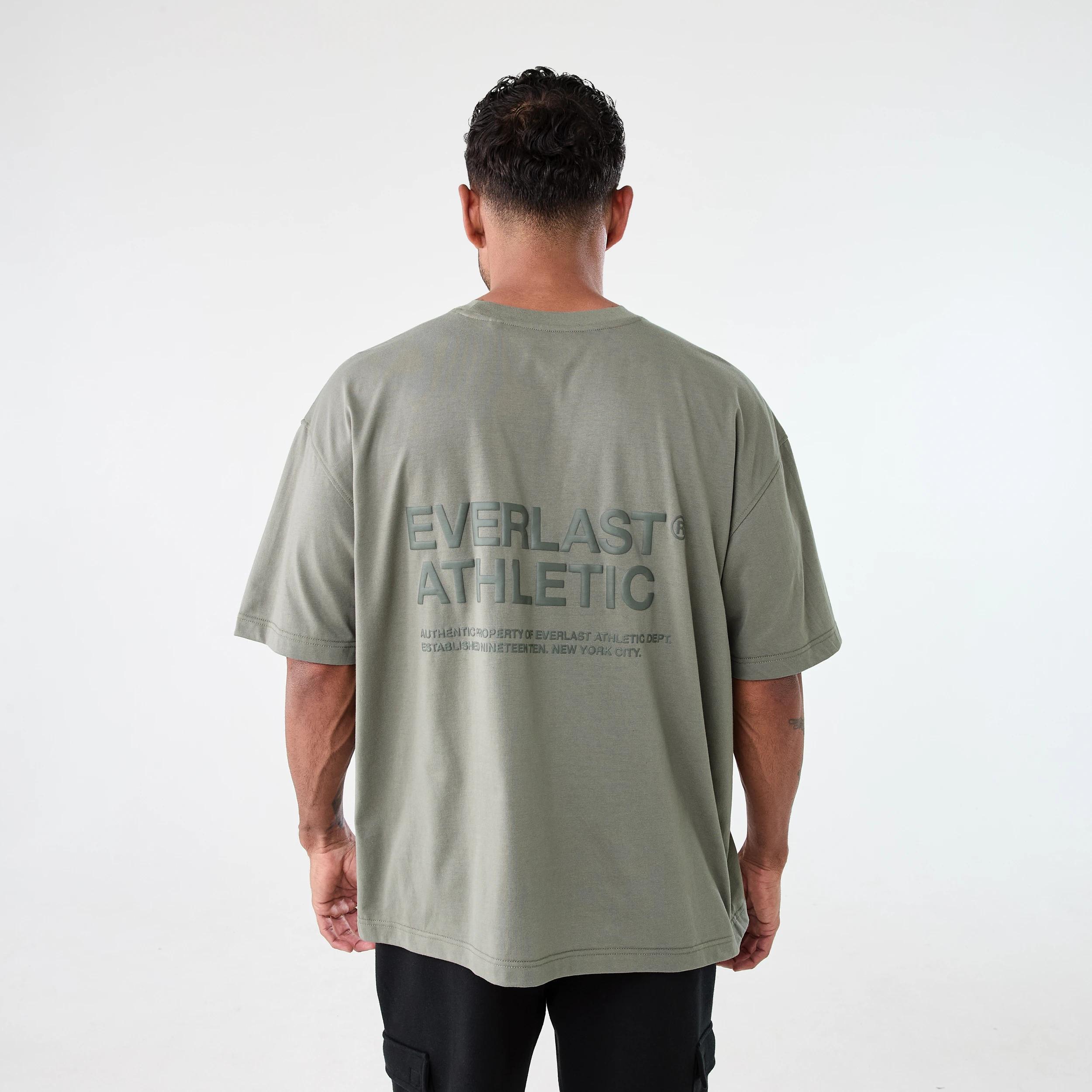 3 Everlast Mens Athletic Crew Neck T-shirt EVERLAST DRY HERB, 3 of 6