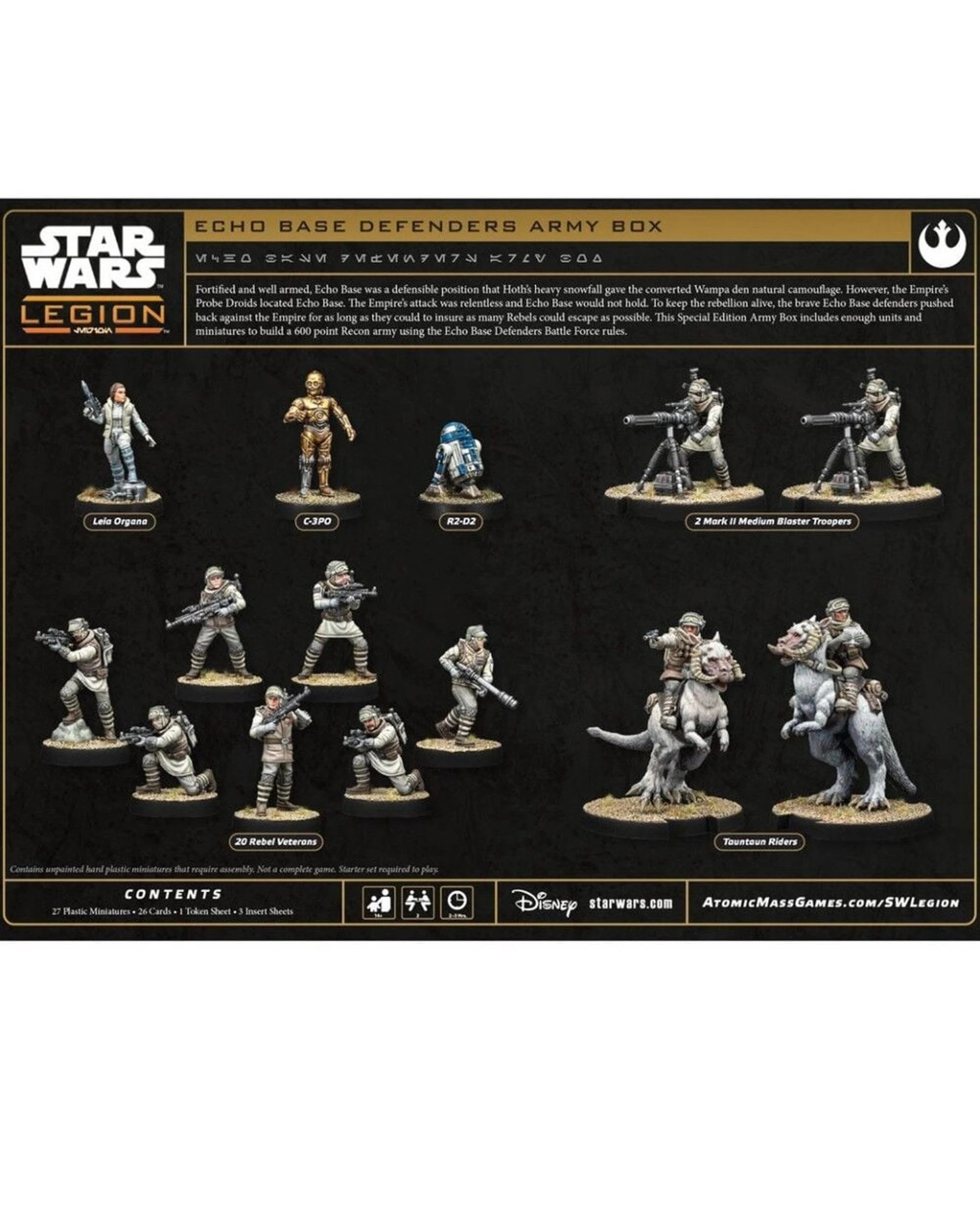 2 Star Wars: Legion Echo Base Defenders Special Edition Army Box Expansion, 2 of 3