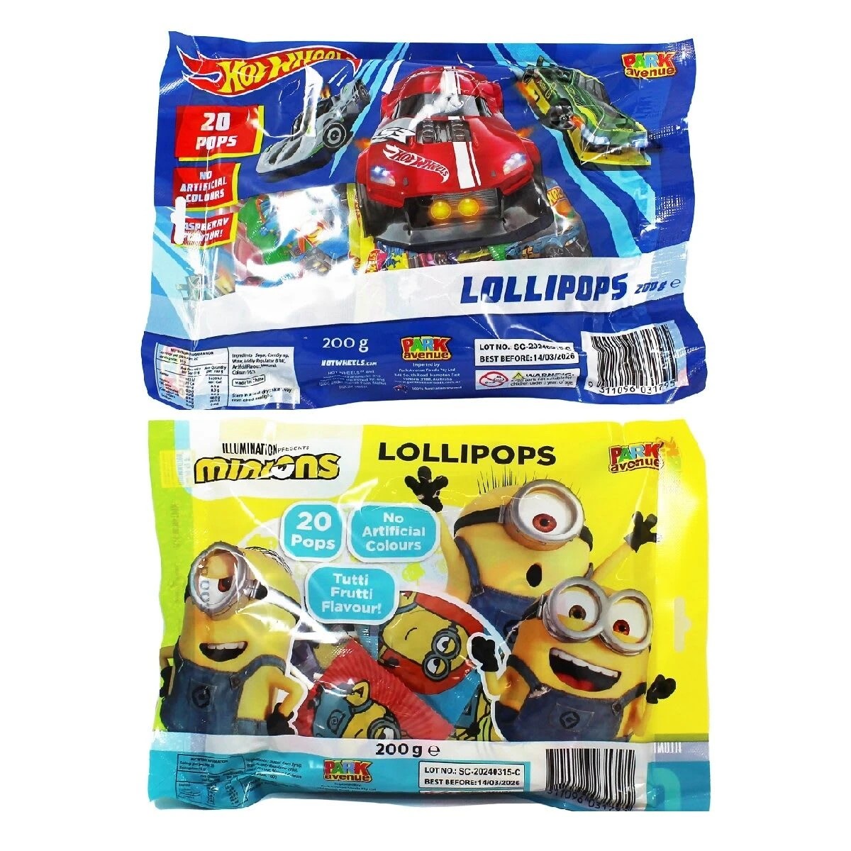 4 Park Avenue 20 Piece Lollipops 200g - Assorted, 4 of 4