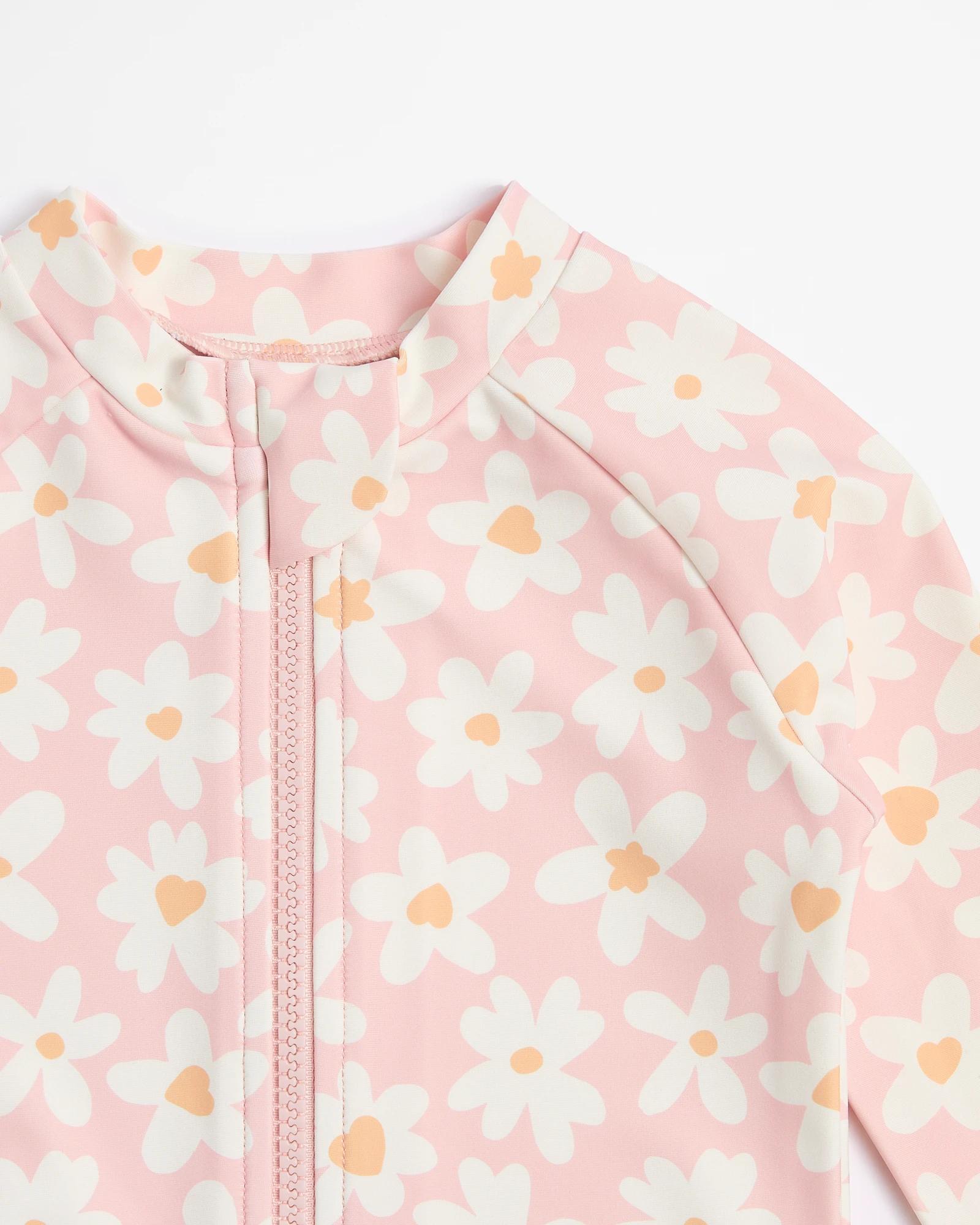 3 Target Baby Unitard Swim Set With Hat 2 Piece DAISIES, 3 of 3