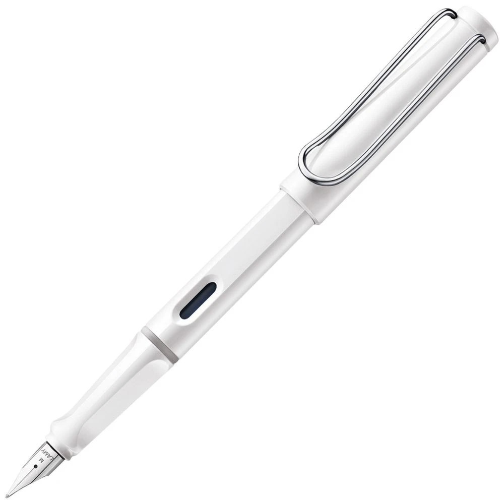 1 LAMY Safari Fountain Pen Medium Shiny White, 1 of 1