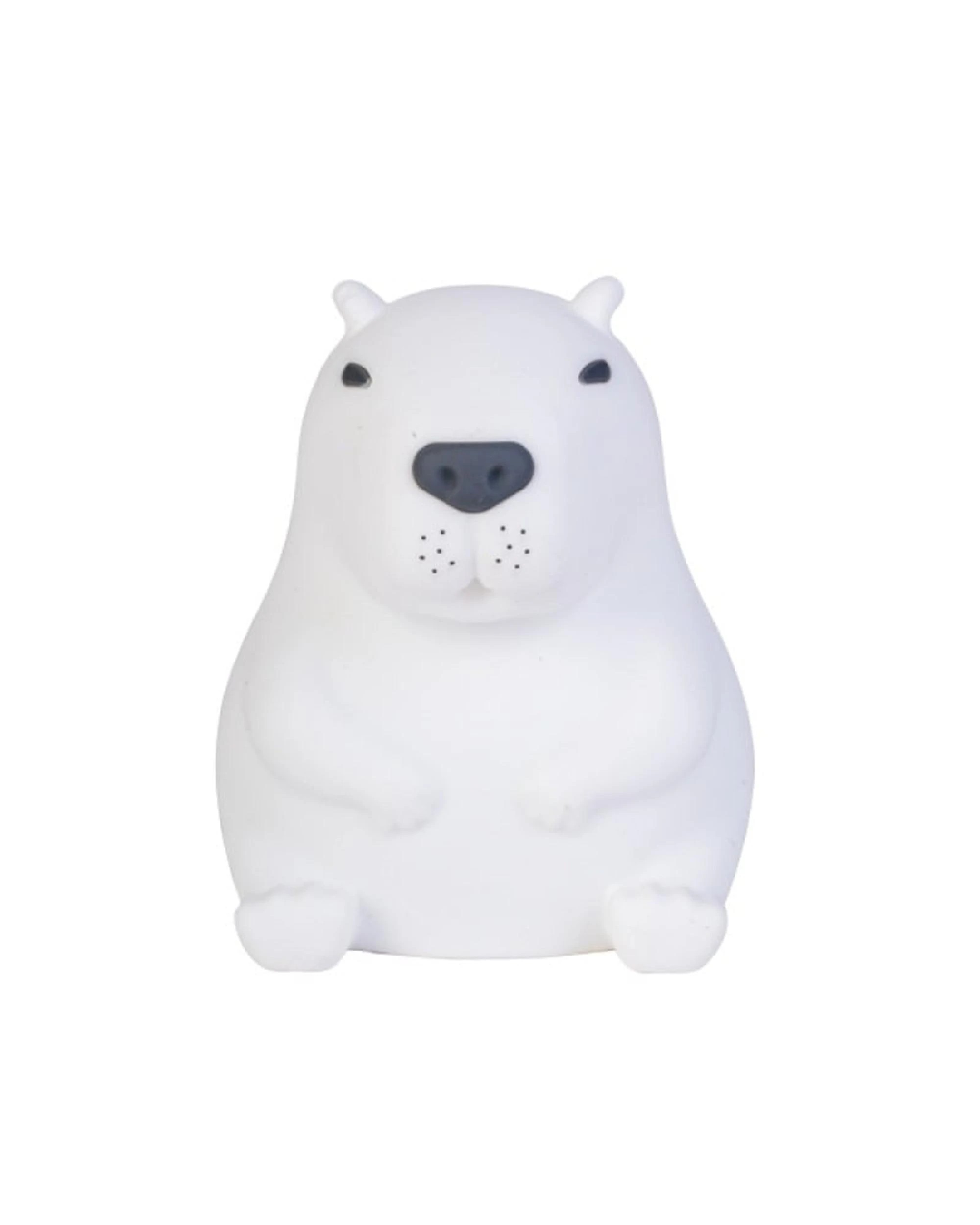 3 Lil' Dreamers Capybara Soft Touch Silicone LED Light - White, 3 of 8