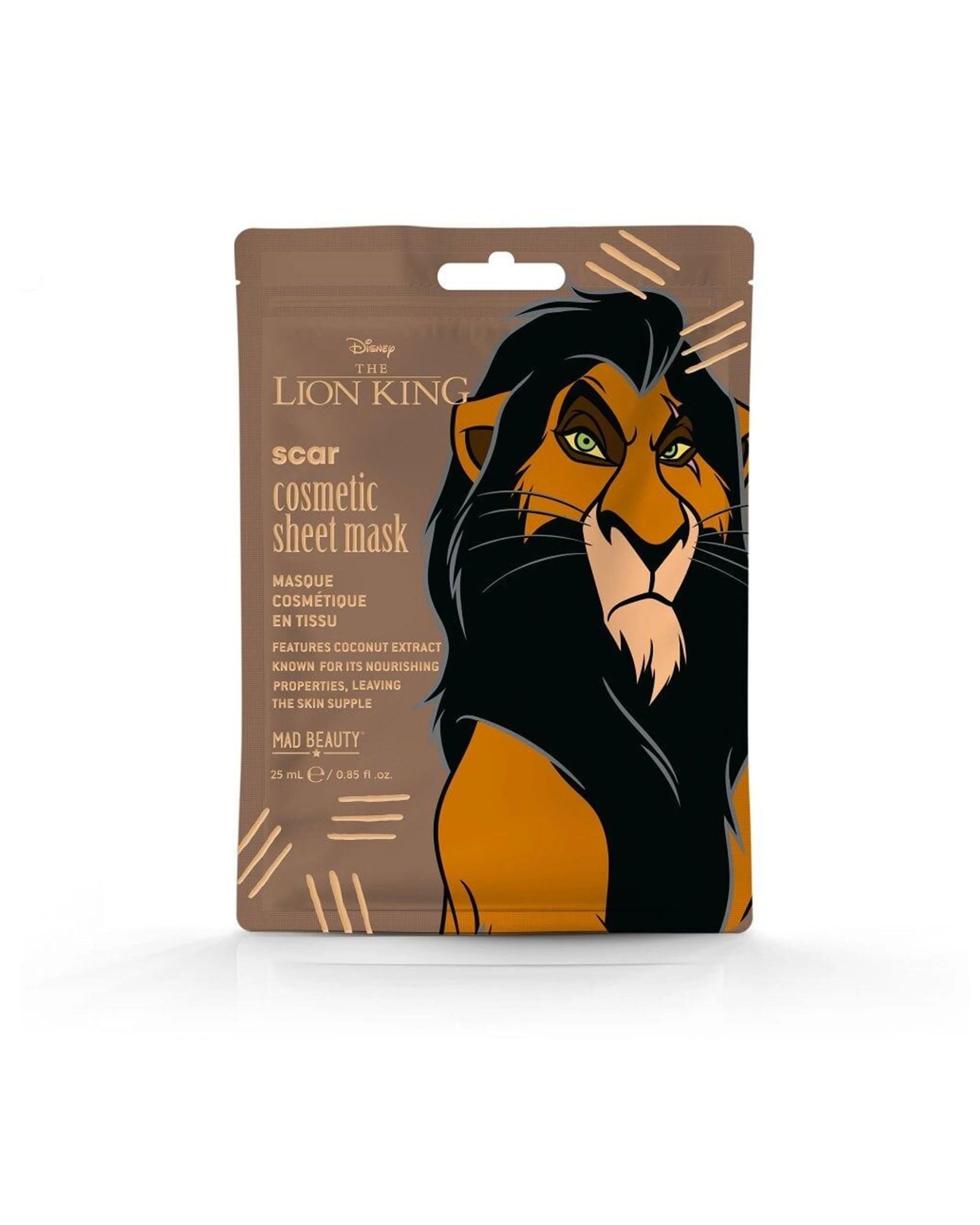 4 Disney 4pc Lion King Sheet Mask Collection 100ml Watermelon Coconut Mango & Peach - Multi, 4 of 8