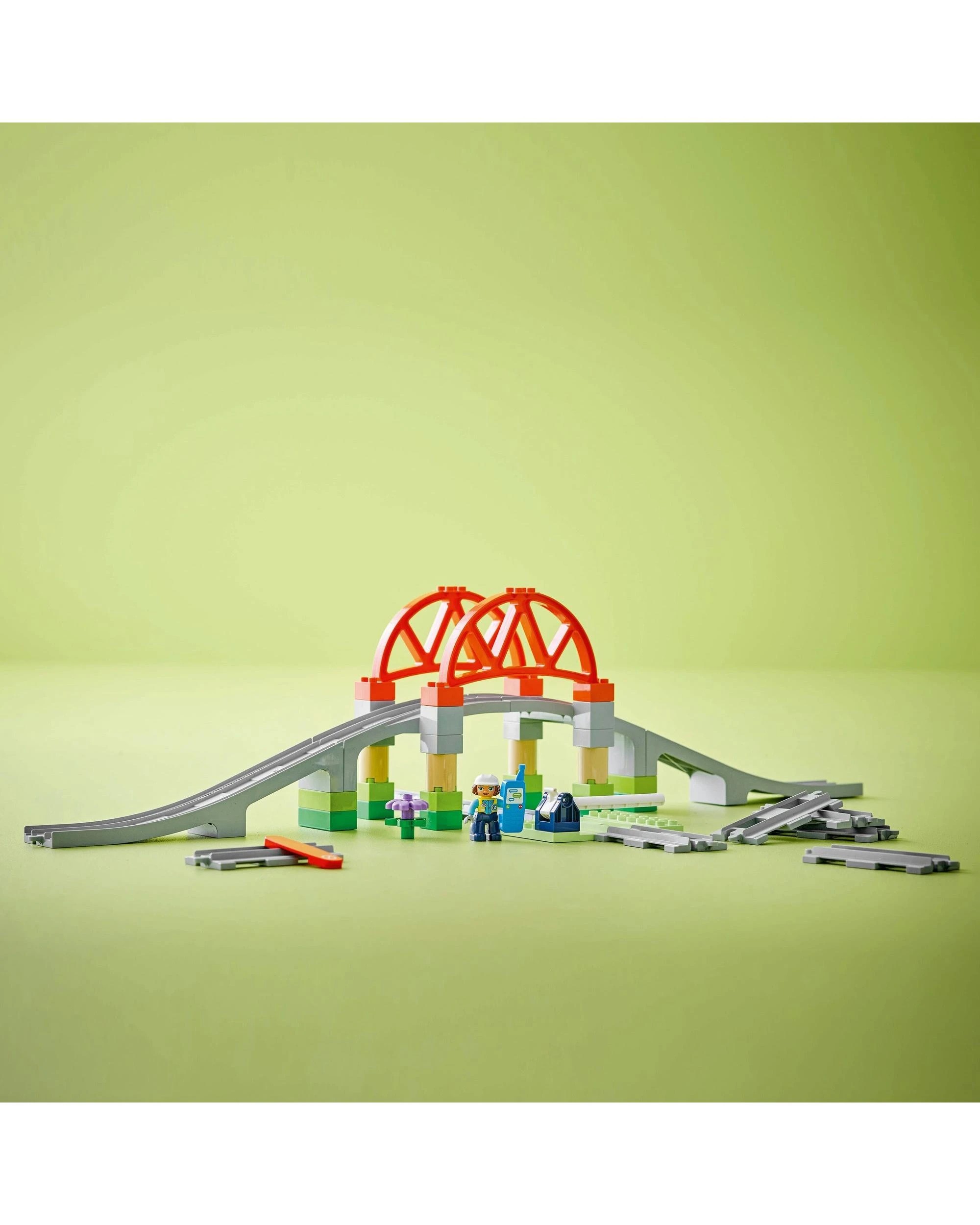 4 LEGO DUPLO Town Train Bridge and Tracks Expansion Set - 10426, 4 of 10