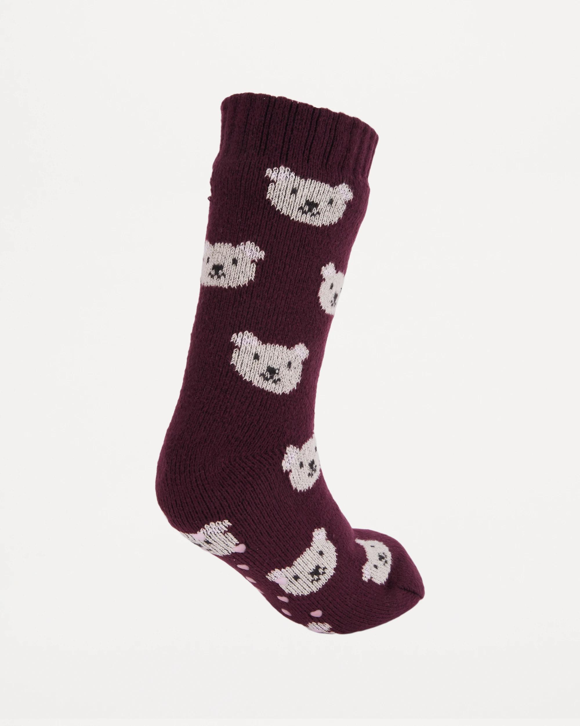 2 Sherpa Lounge Socks Teddy, 2 of 3