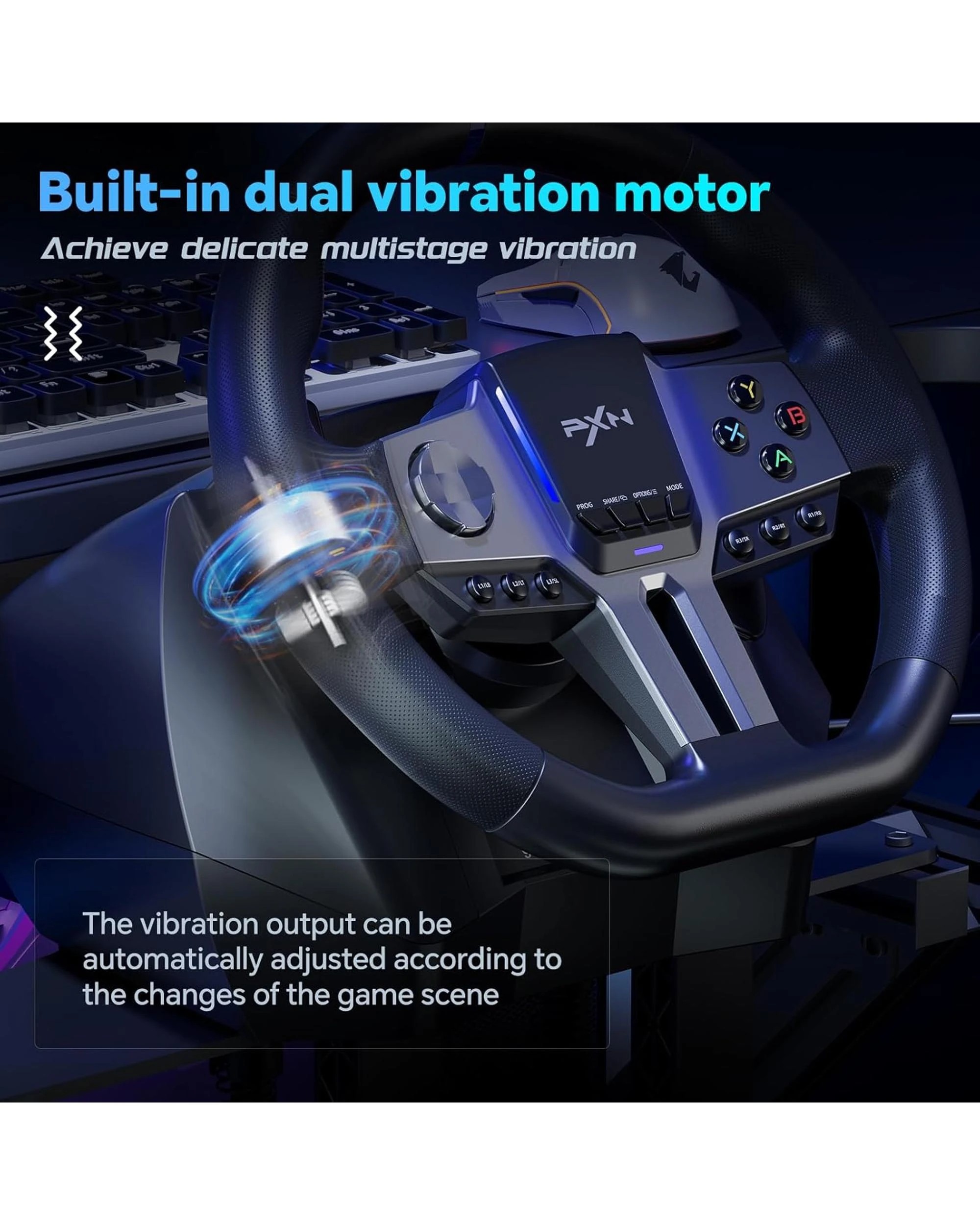 2 PXN Electronic Technology Co PXN V9 GEN2 Wheel Racing - Black, 2 of 7