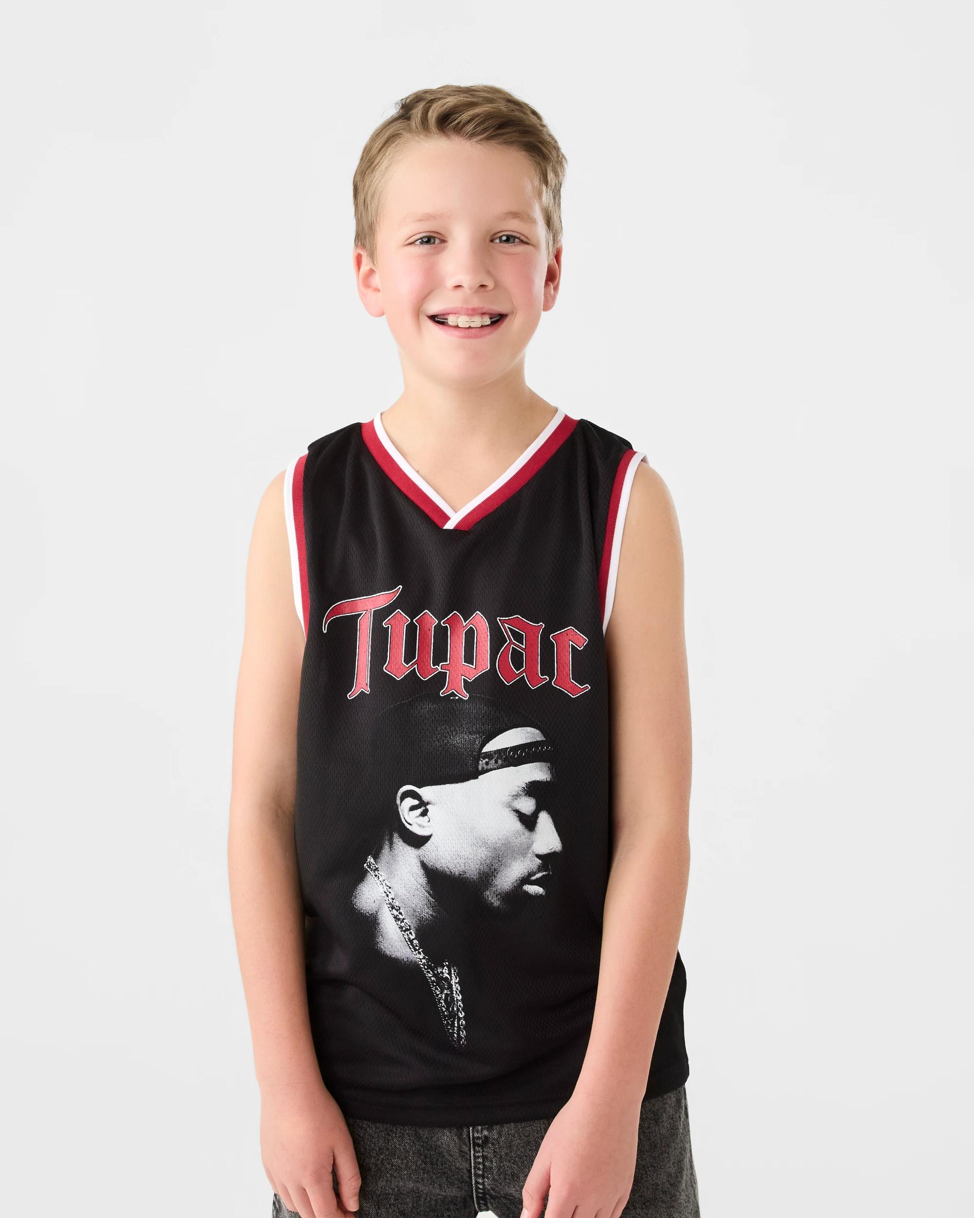 1 Tupac License Mesh Tank Tupac, 1 of 8