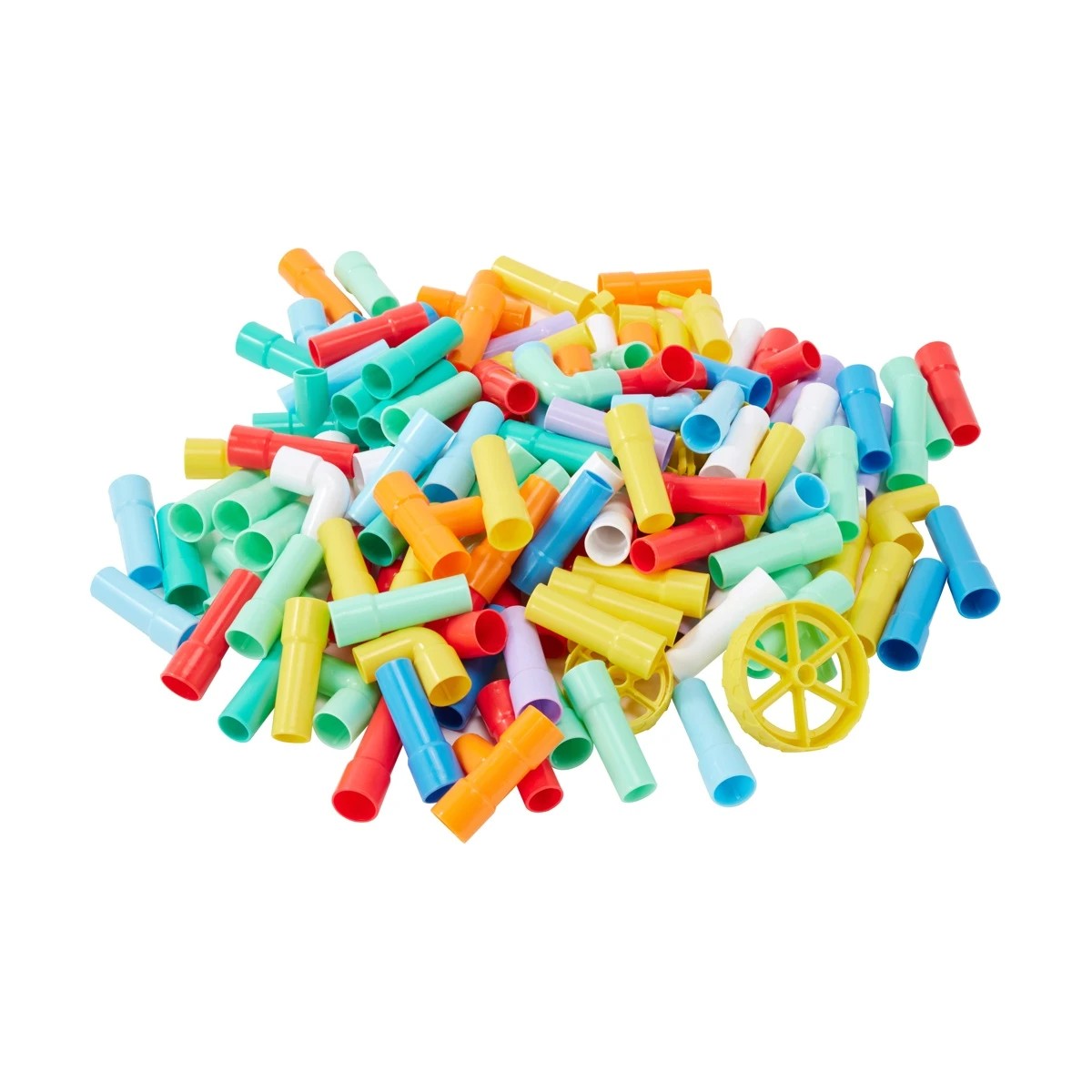 6 168 Piece Play and Learn Pipe Tube Construction Activity Tub, 6 of 9