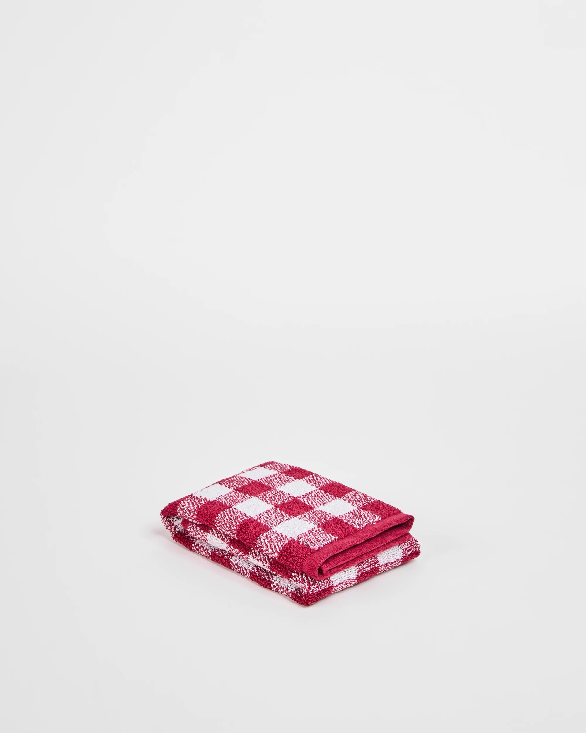 1 Target Georgie Australian Cotton Gingham Hand Towel - Pink, 1 of 4
