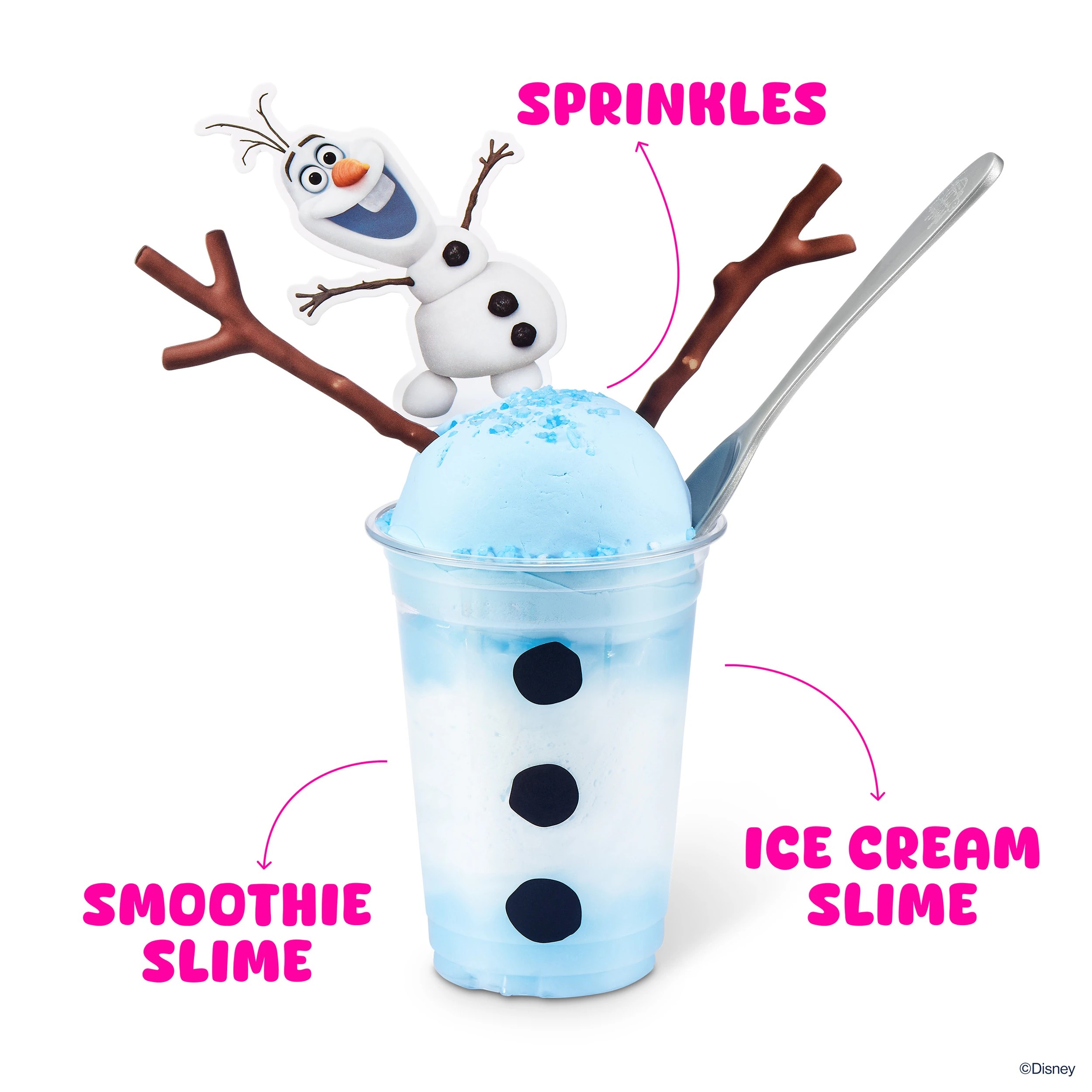6 12 Piece ZURU Slime Mart Disney Shopping Bag Frozen Ice Cream, 6 of 10