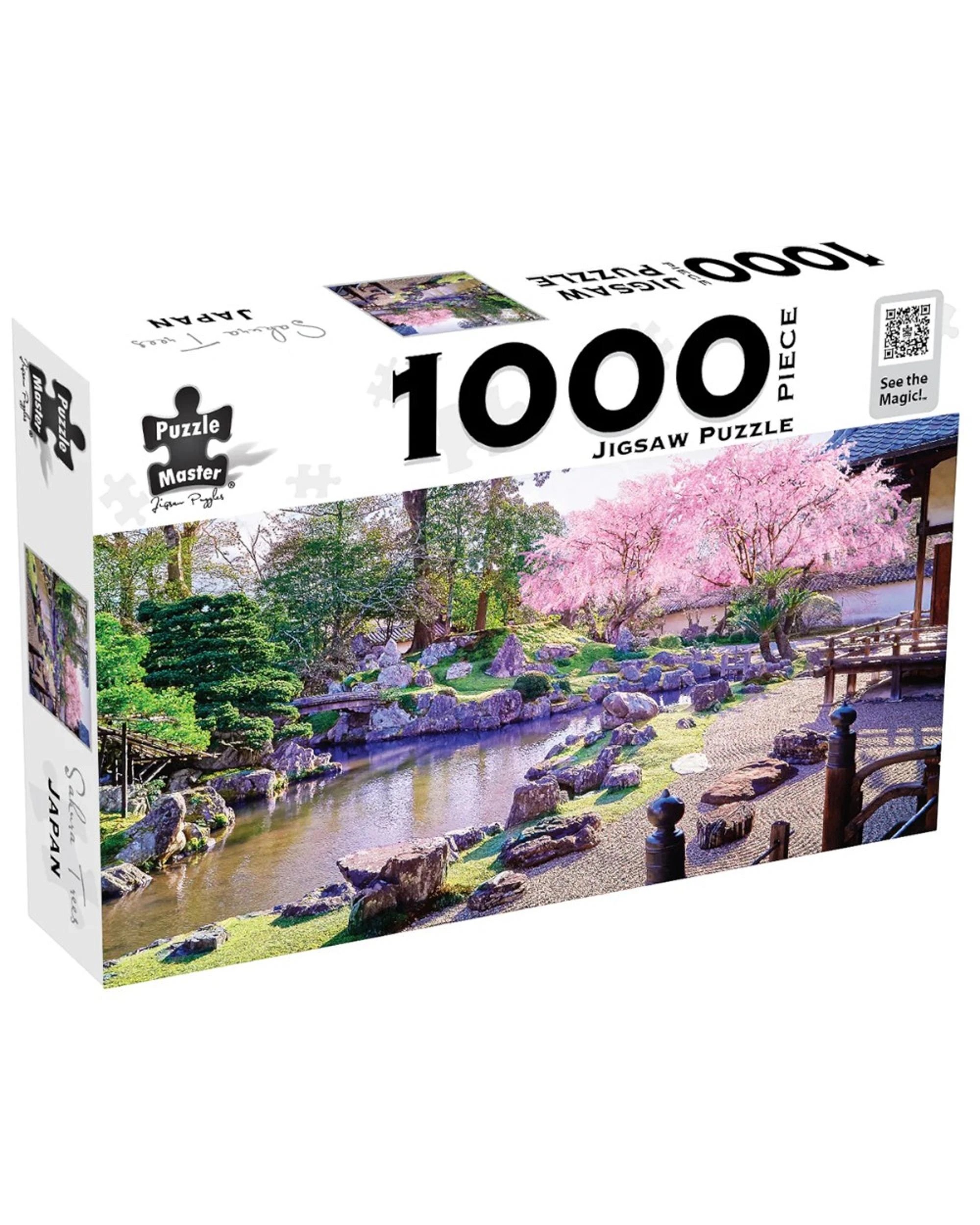 1 Puzzle Master Sakura Trees Japan AR Edition 1000 Piece Jigsaw Puzzle, 1 of 7