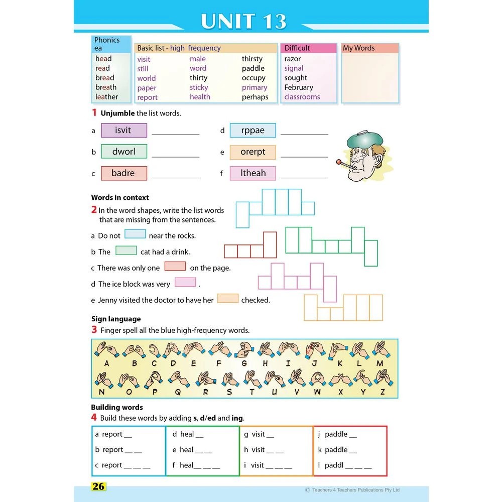 3 Spelling Conventions Book 3, 3 of 4