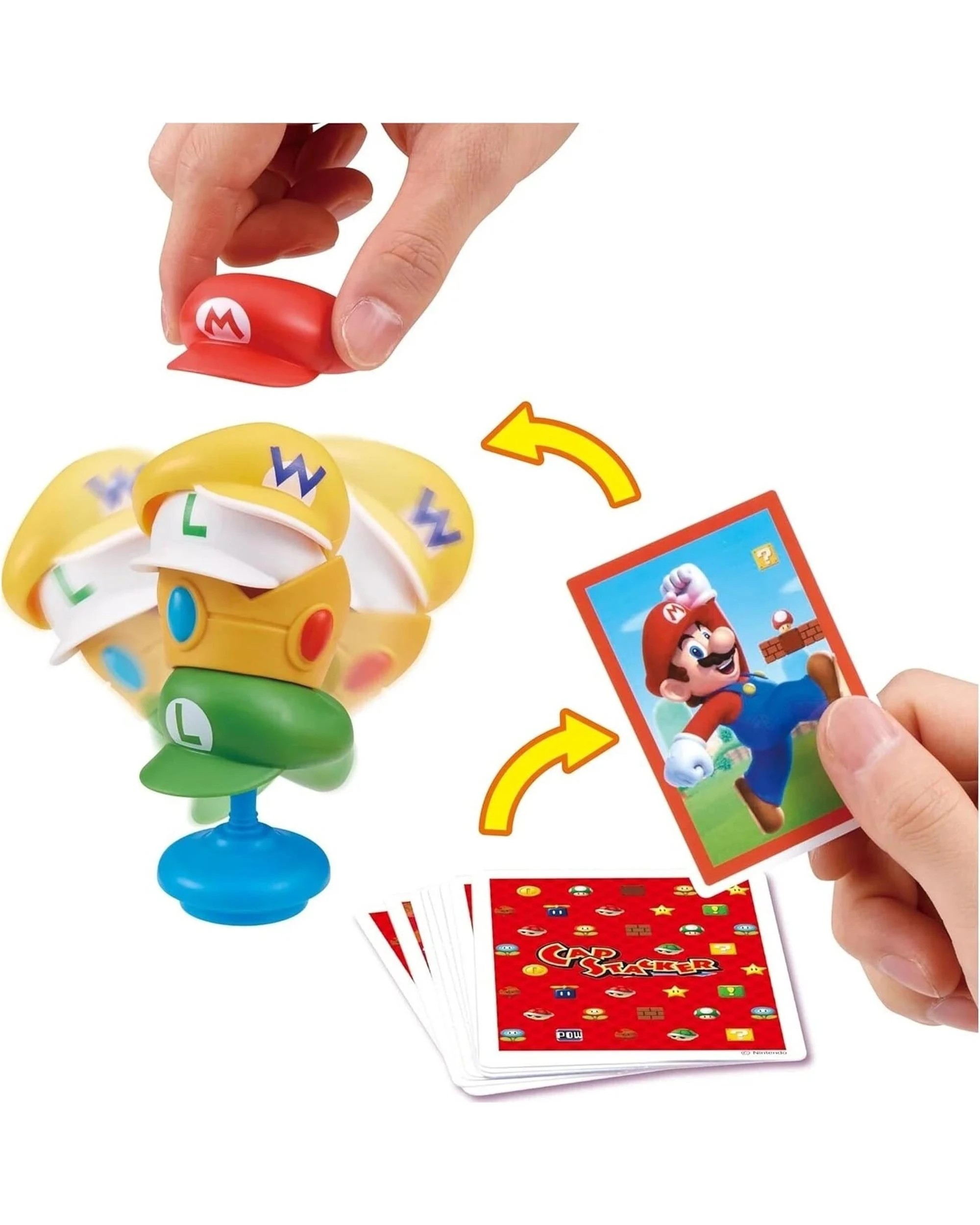 2 Super Mario Cap Stacker Board Game, 2 of 6