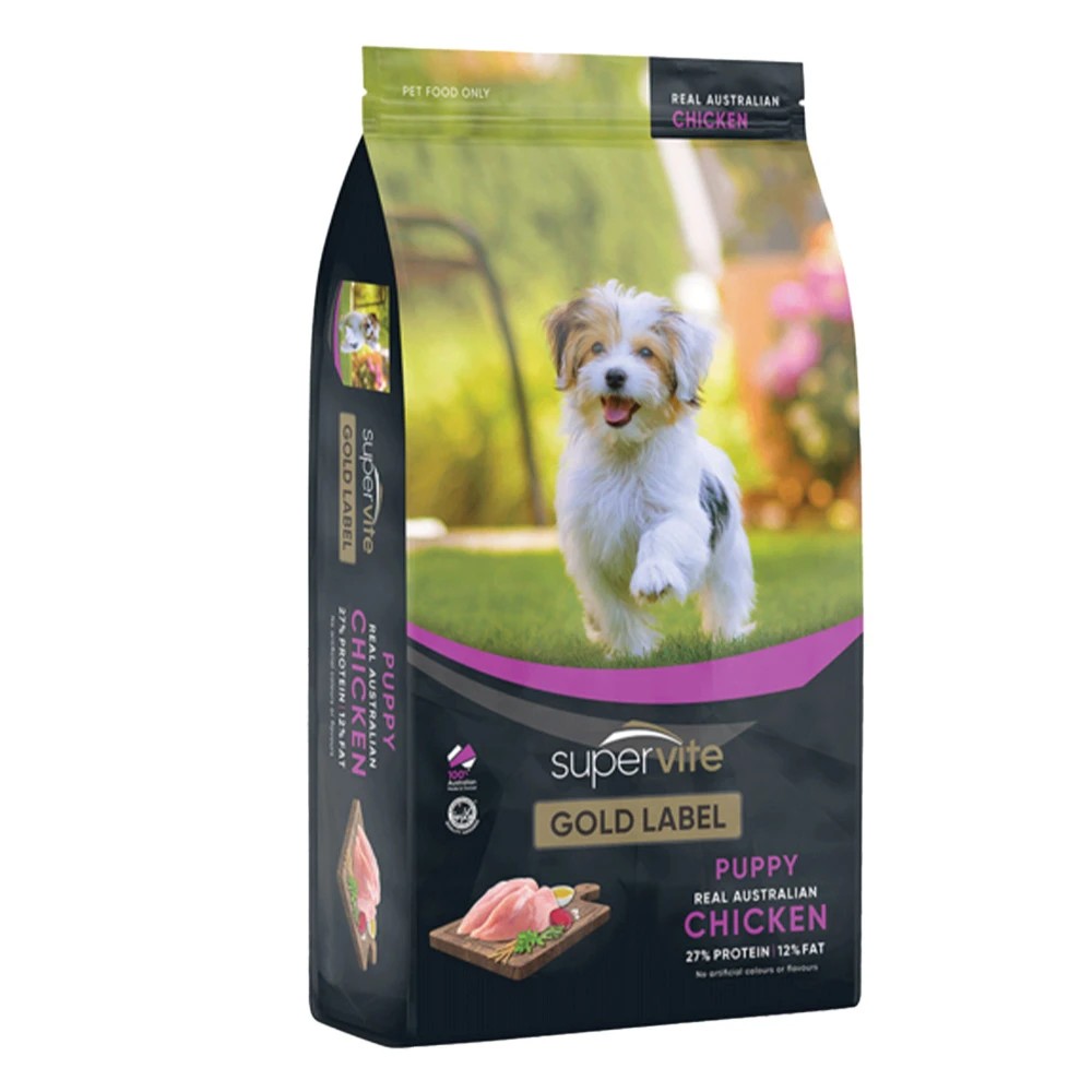 1 Supervite Gold Label Puppy Real Australian Chicken Dry Dog Food 20 Kg, 1 of 1