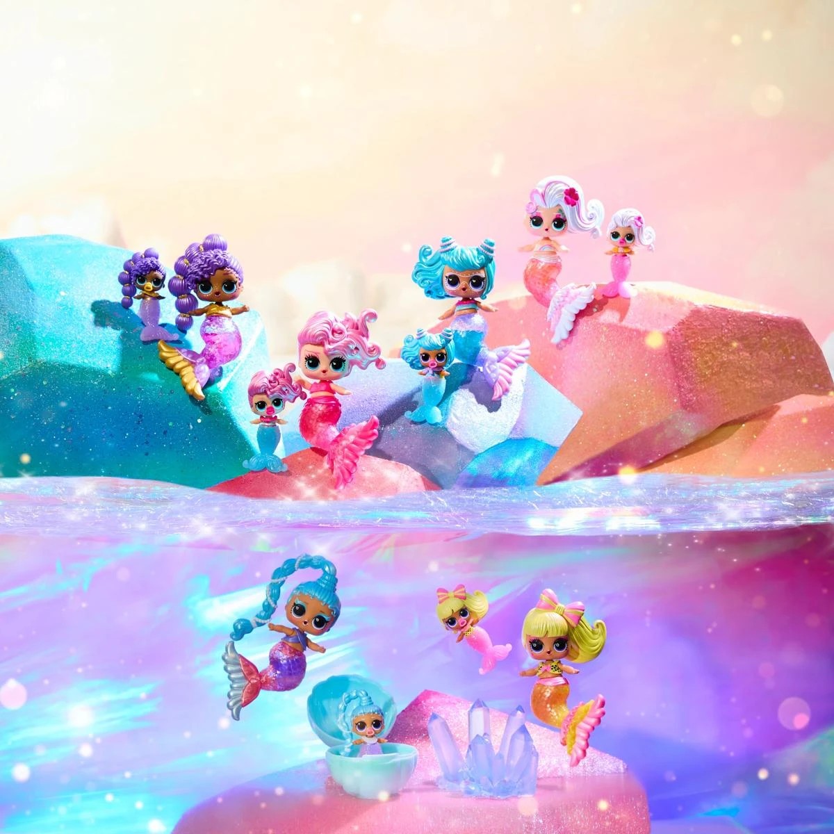 7 L.O.L. Surprise! Mermaids! Makeover Magic Baby Sisters - Assorted, 7 of 7