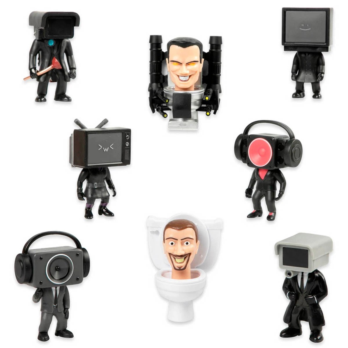 3 Skibidi Toilet Mystery Collector Figure - Assorted, 3 of 10