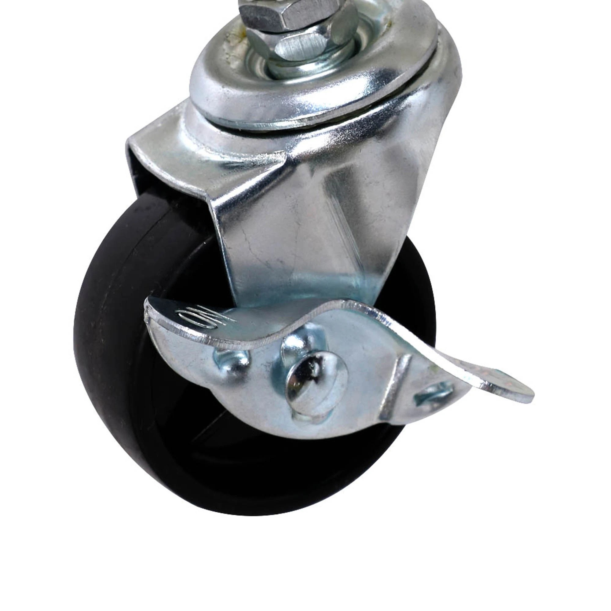 6 Levede 3 Tiers Kitchen Trolley Cart Steel Storage Rack Shelf Organiser Black, 6 of 6