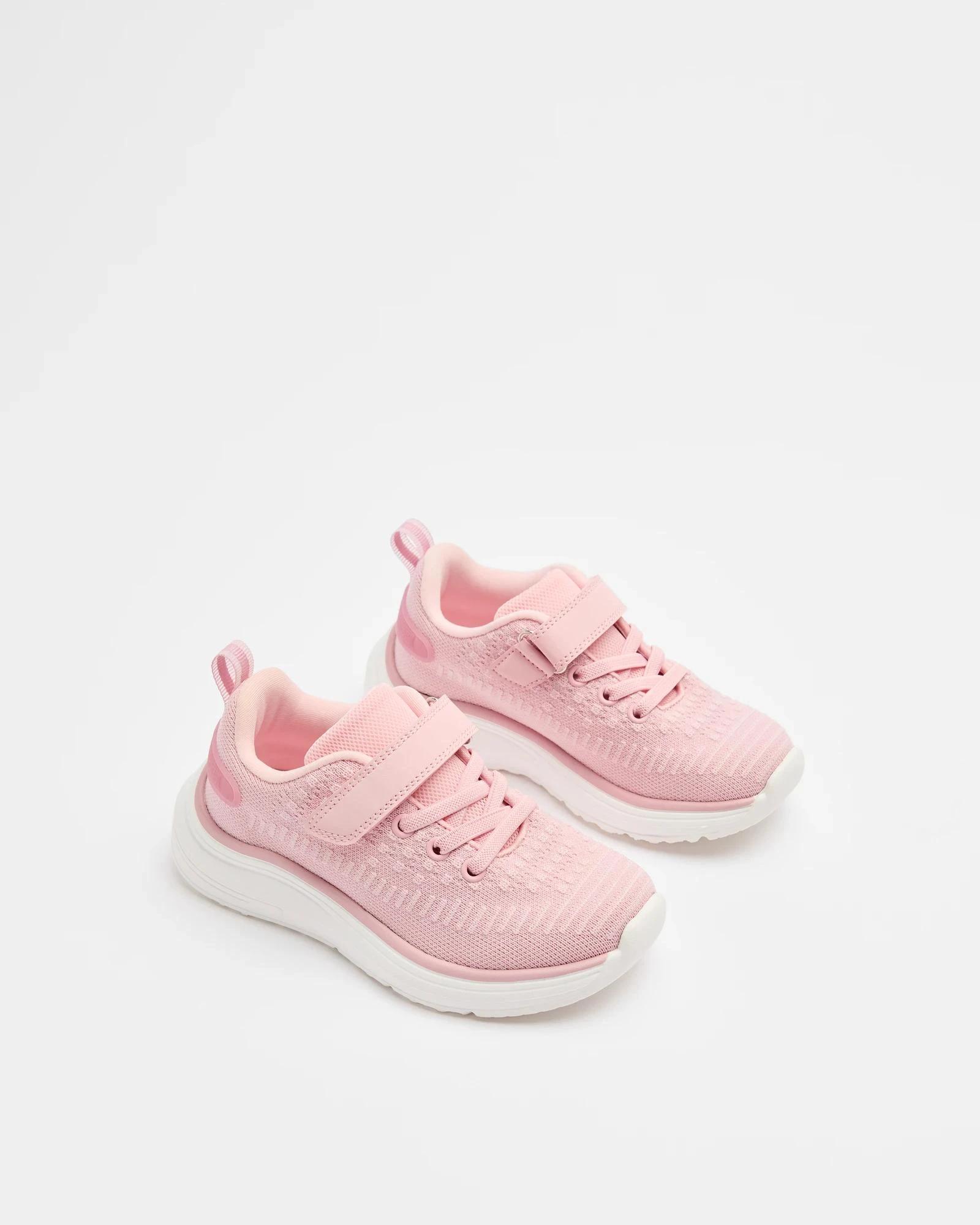 2 Target Kids Girls Junior Self-Fastening Sneaker - Solan PINK, 2 of 2