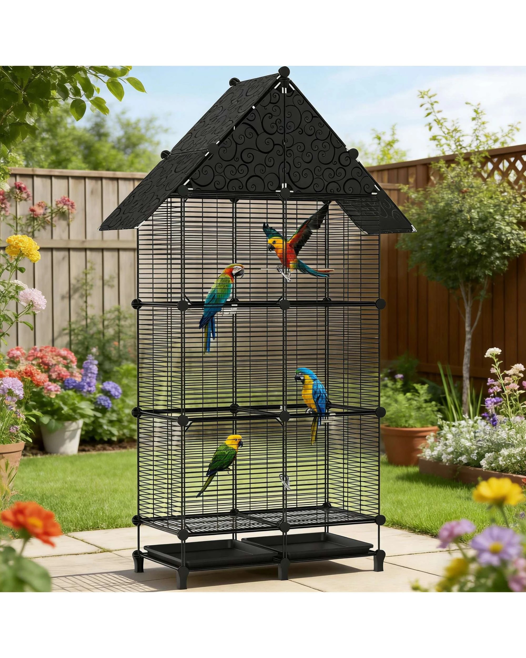 5 Advwin Bird Cage 160CM Parrot Aviary, 5 of 8