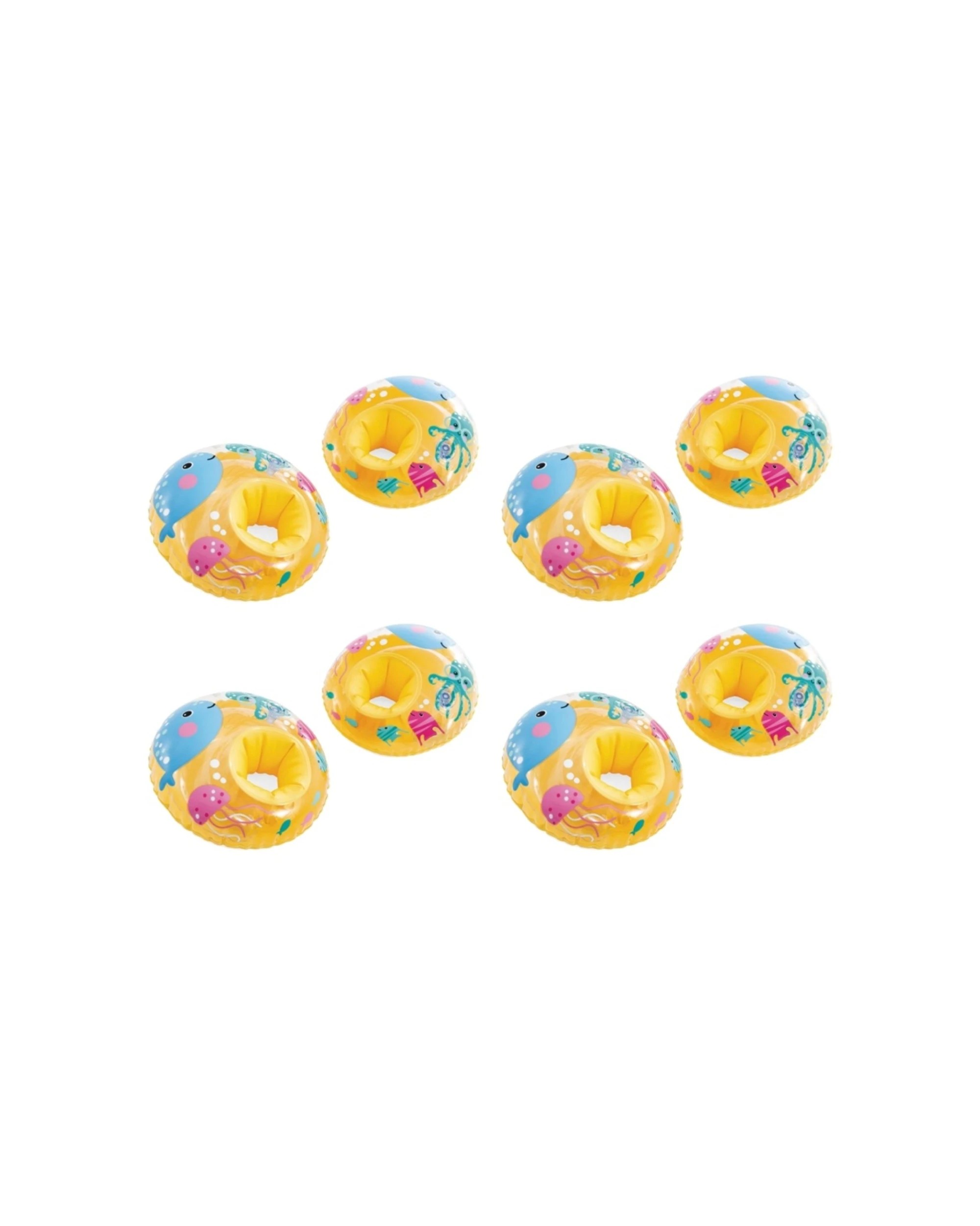 Intex 4PK Kids Little Sea Pals Inflatable Float Arm Rings Water Play ...