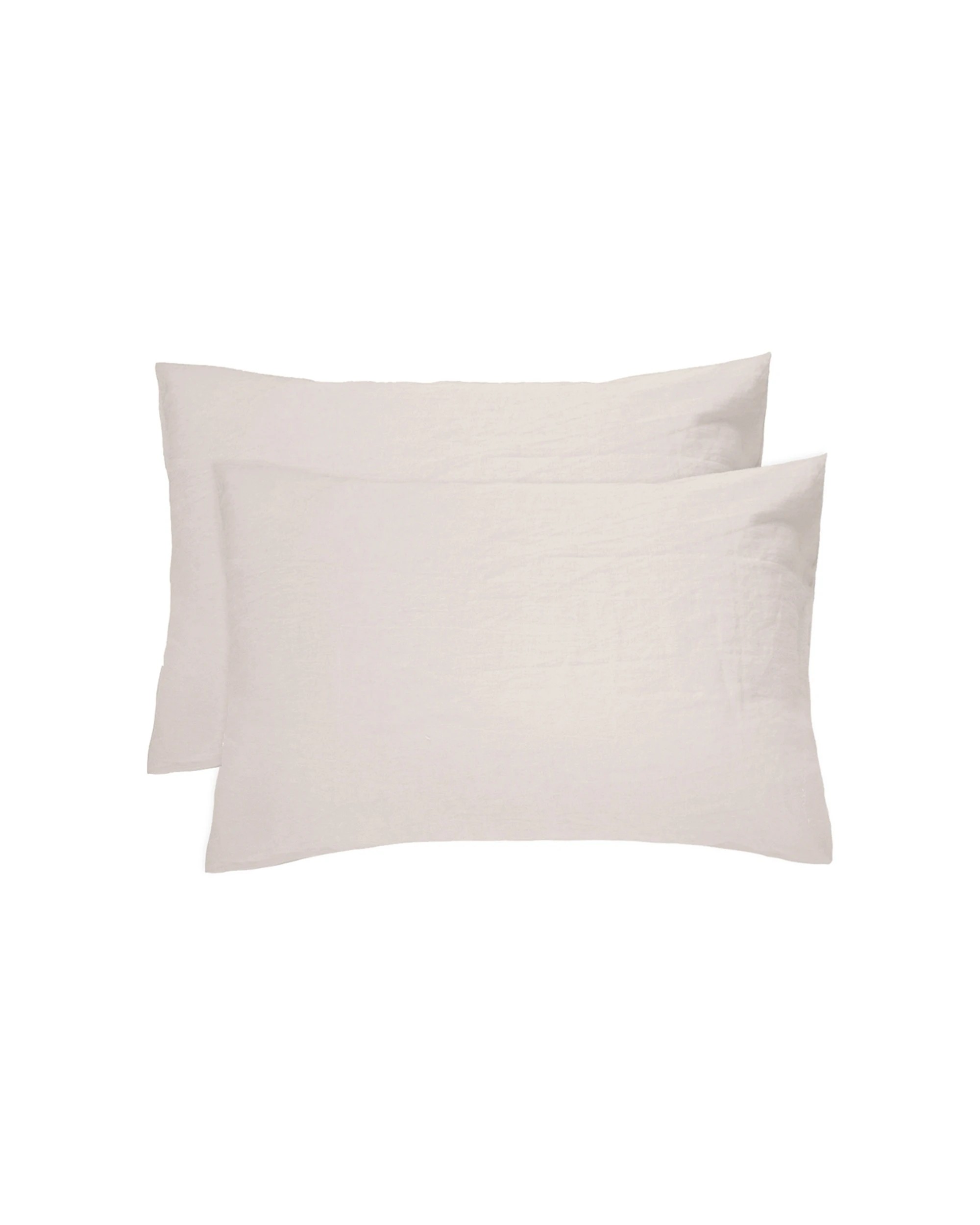 1 Bambury Home Living Decorative Linen Pillowcase Pair Pebble 73 x 48cm - Beige, 1 of 1