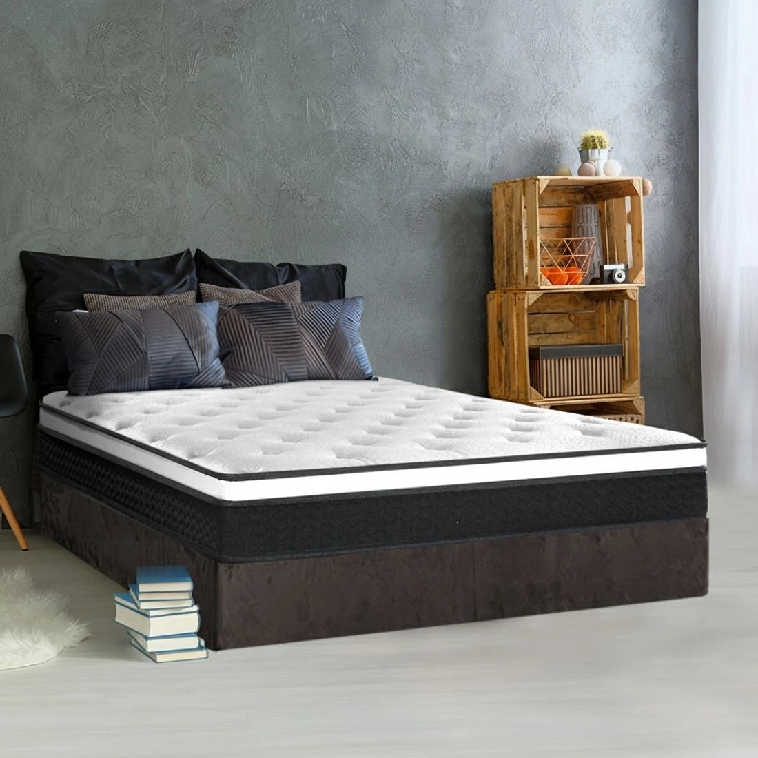 8 Giselle Bedding 21cm Mattress Euro Top Double - Double Bed - Multi, 8 of 8