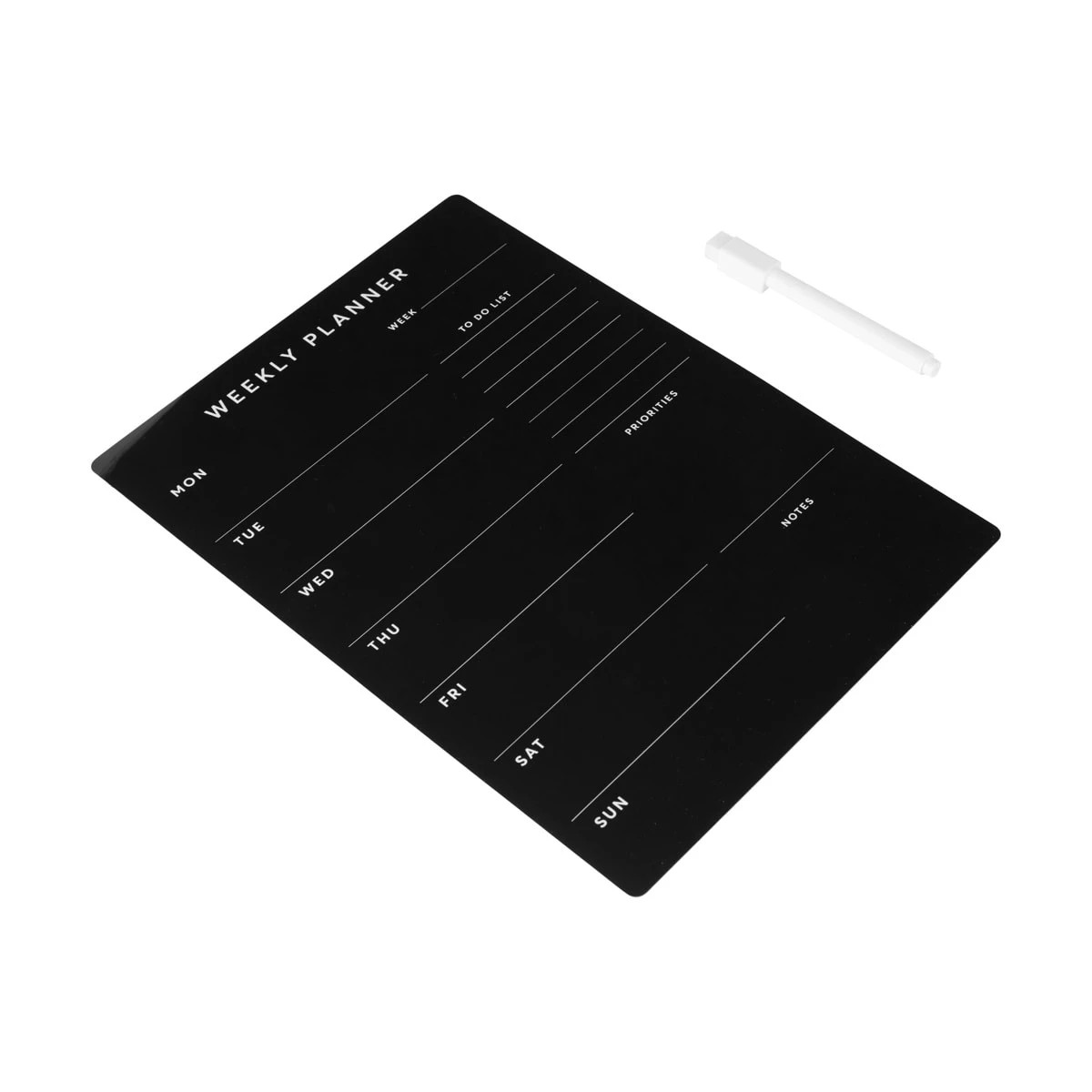 4 Weekly Magnetic Planner - Black, 4 of 8