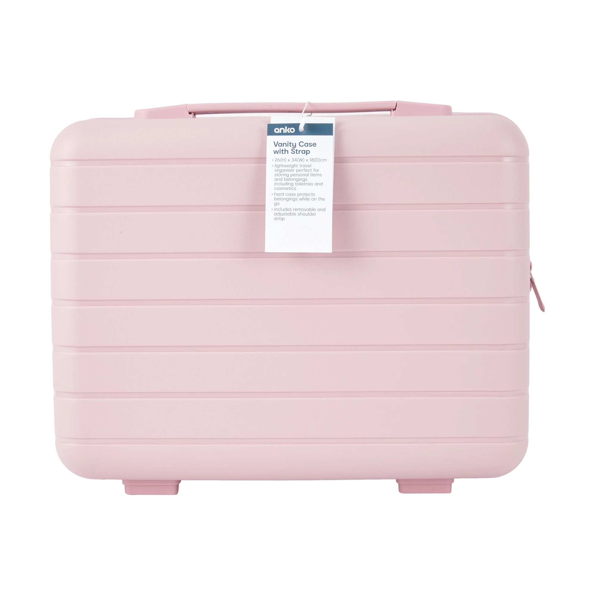 10 Vanity Case with Strap - Pink, 10 of 10