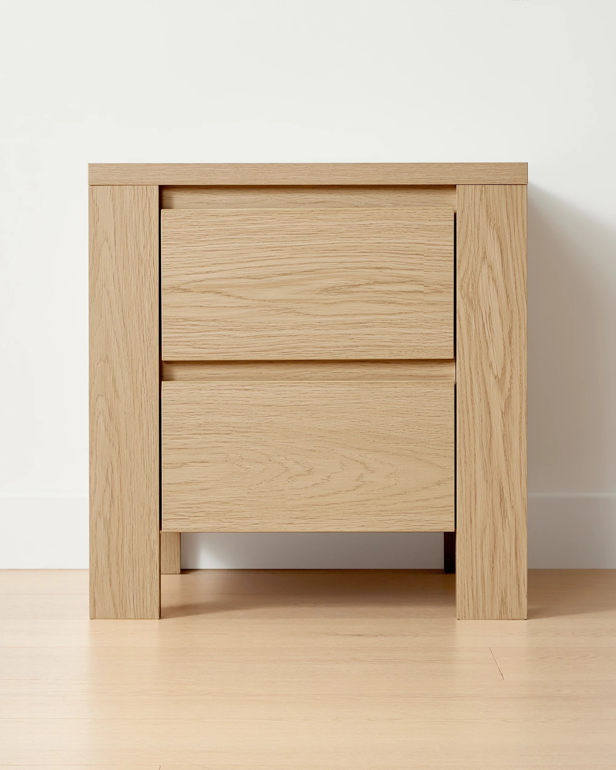 2 Tide 2 Drawer Bedside Table - Oak, 2 of 6