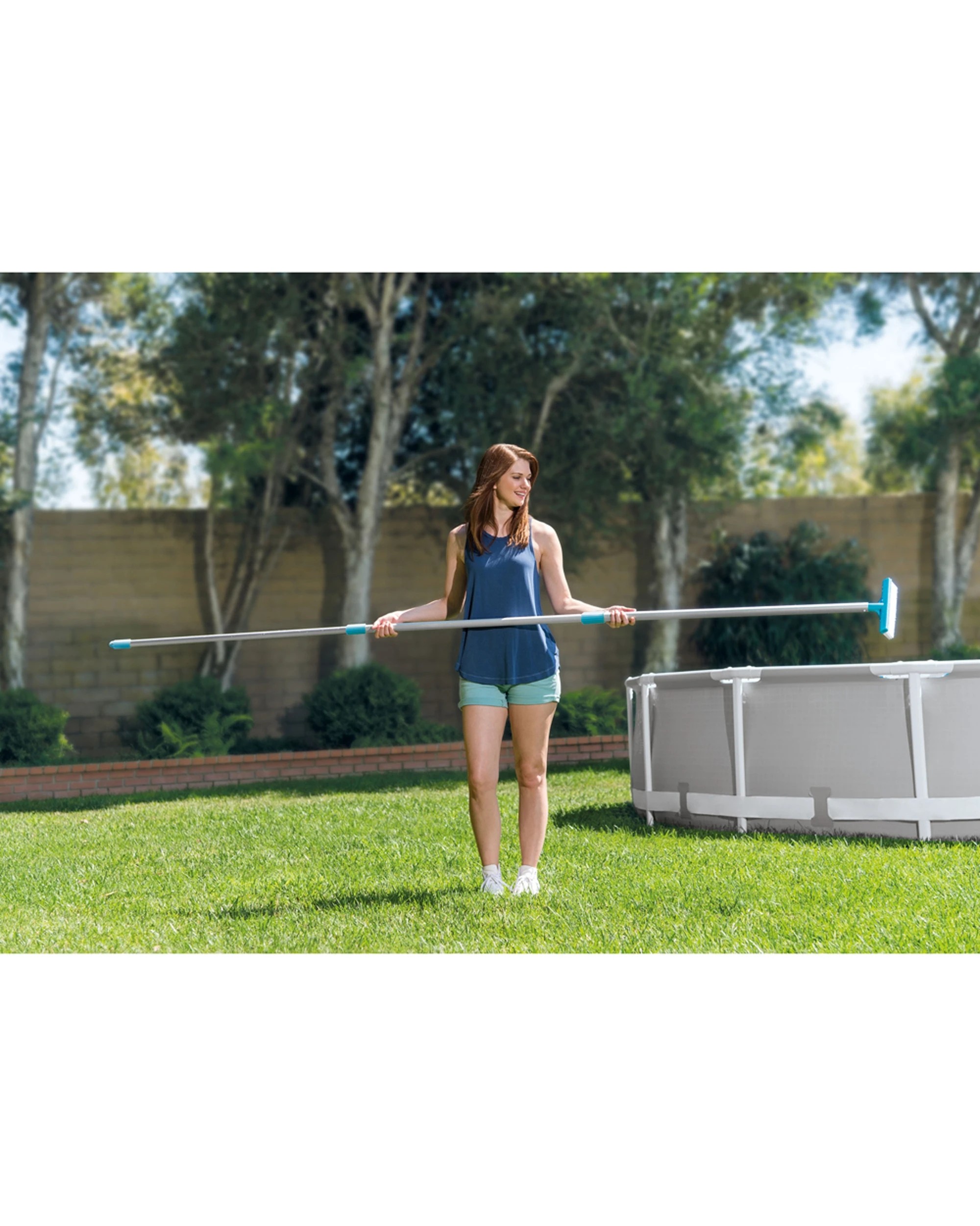 3 Intex 2PK 10" Wall Brush Above Ground Swimming Pool Cleaner - Grey, 3 of 6