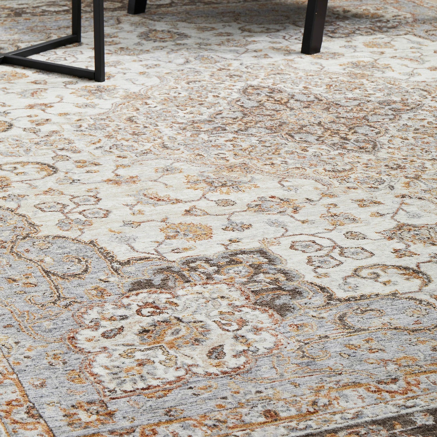 5 Common Ground Rugs Jaipur 77 380x300cm - Extra Large Power Loomed Floor Rug - Silver, 5 of 9