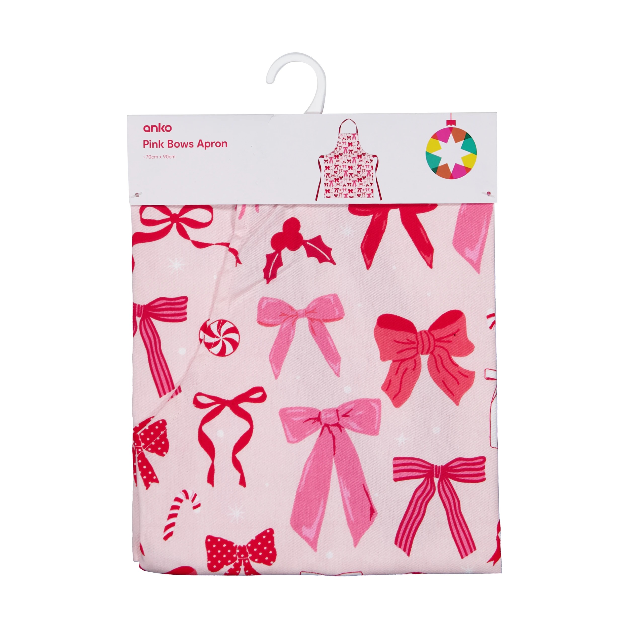 4 Pink Bows Apron, 4 of 4