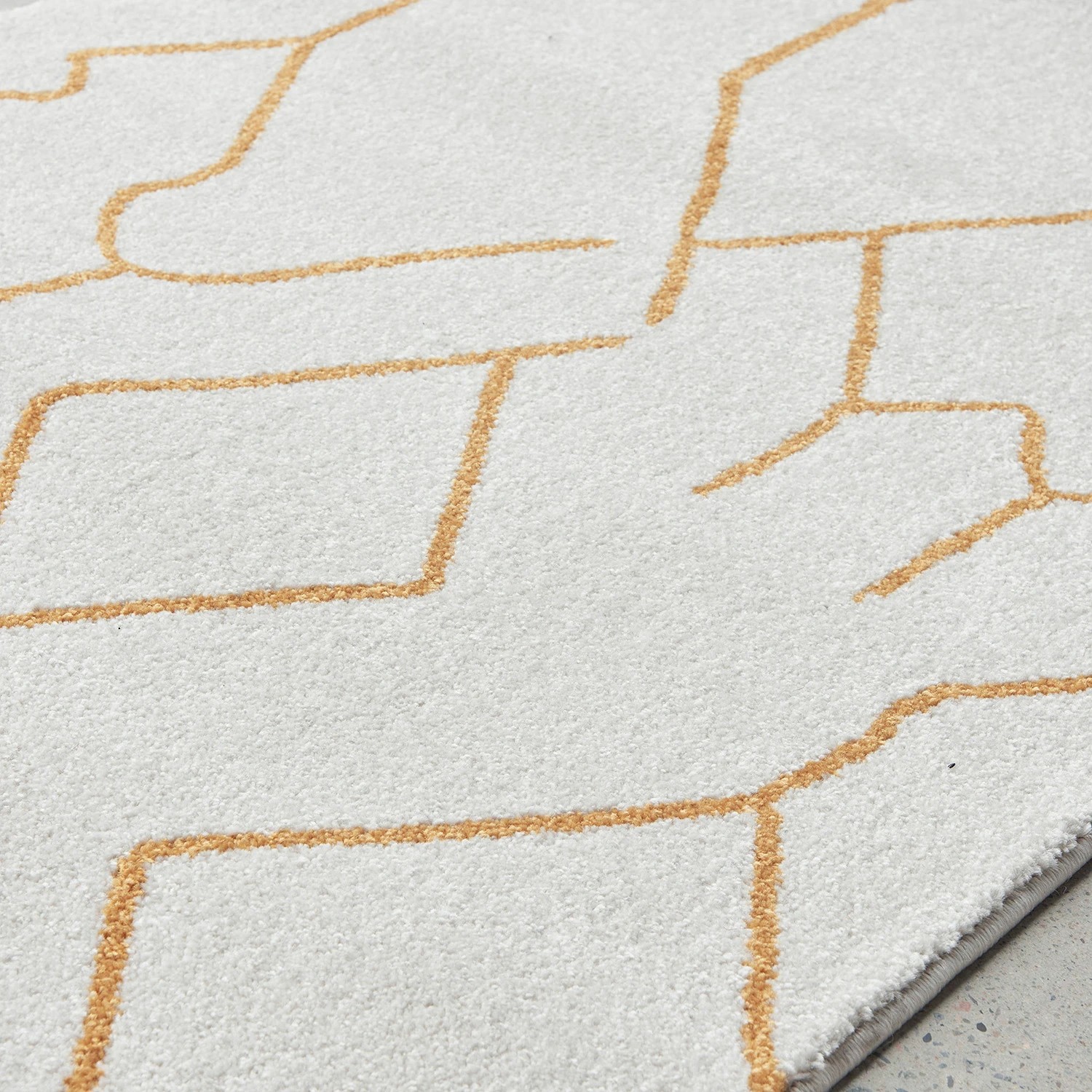 4 Common Ground Rugs Elysium Ivy Gold Runner 500x80cm - Extra Large Runner Power Loomed Pet Friendly Rug - Natural, 4 of 5