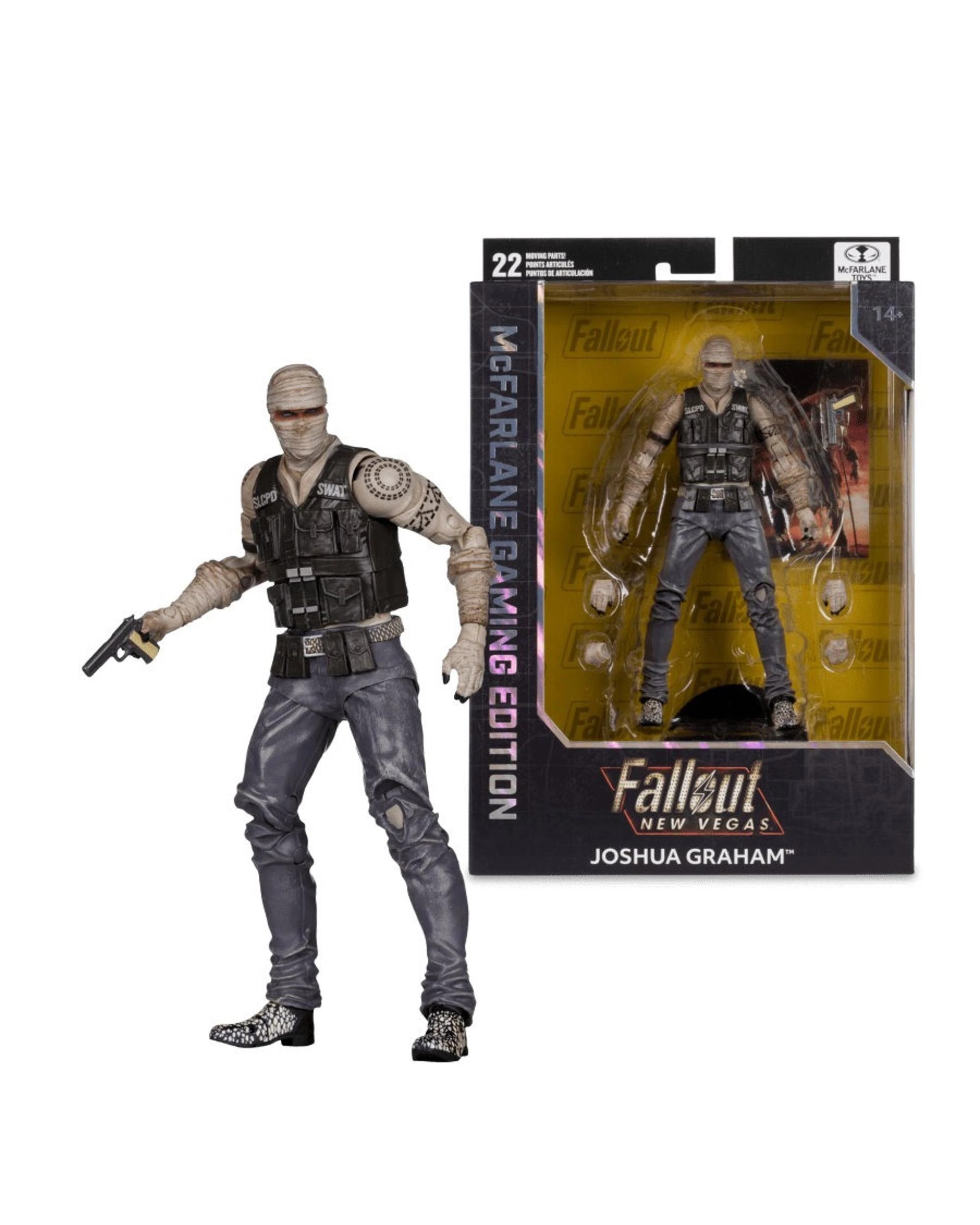1 McFarlane Fallout New Vegas Joshua Graham Gaming Edition 7 inch Figure, 1 of 9