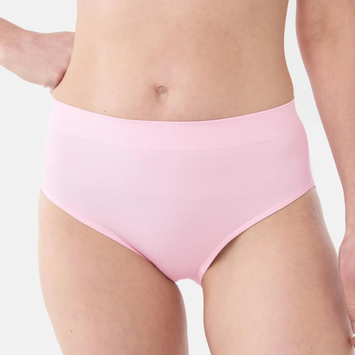 4 3 Pack Rib Seamfree Full Briefs BLUE MARINE, BALLERINA, BRIGHT MINT, 4 of 8