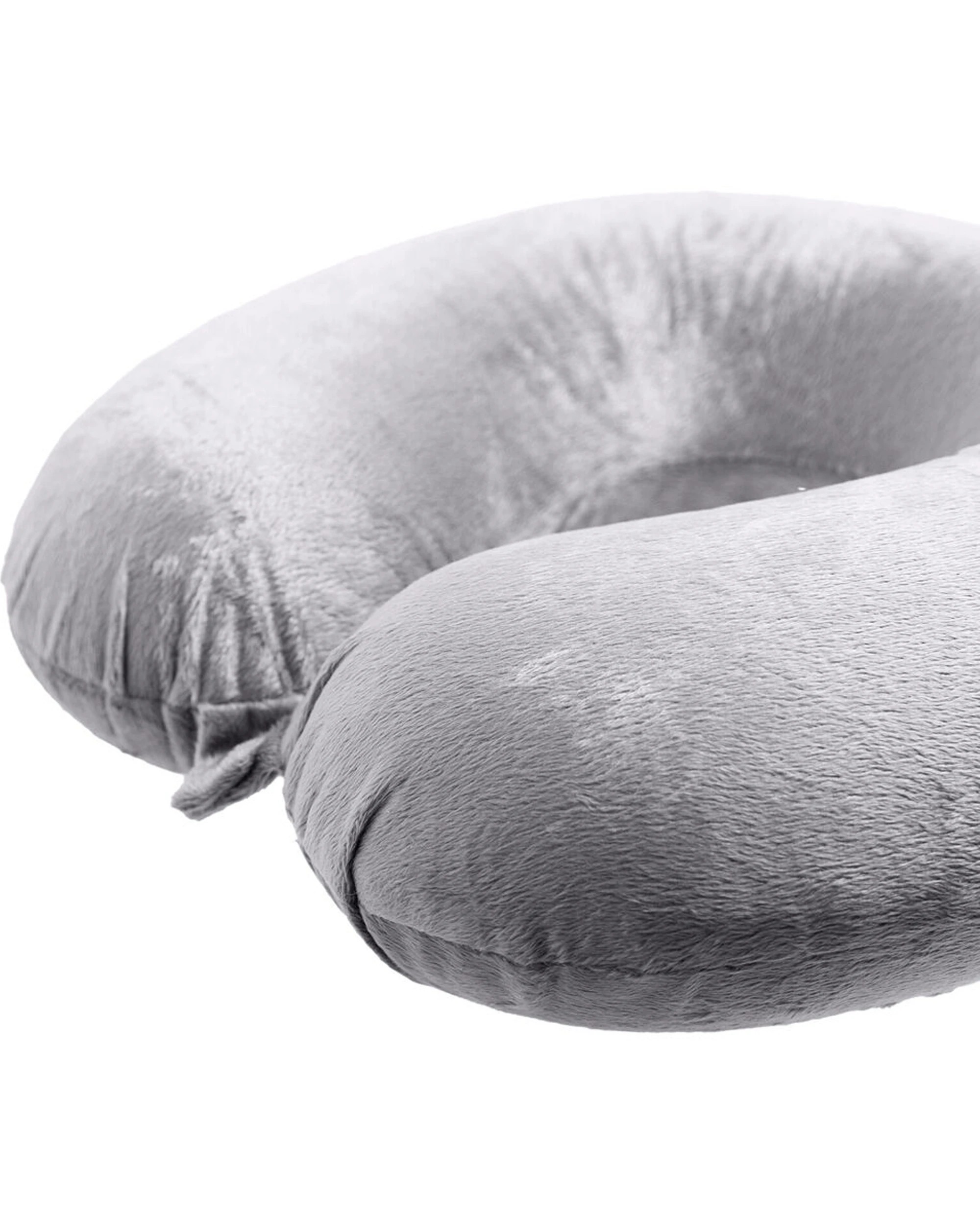4 Milano 2PK Decor Polyester Memory Foam Travel Neck Support Pillow 30x30cm - Grey, 4 of 6