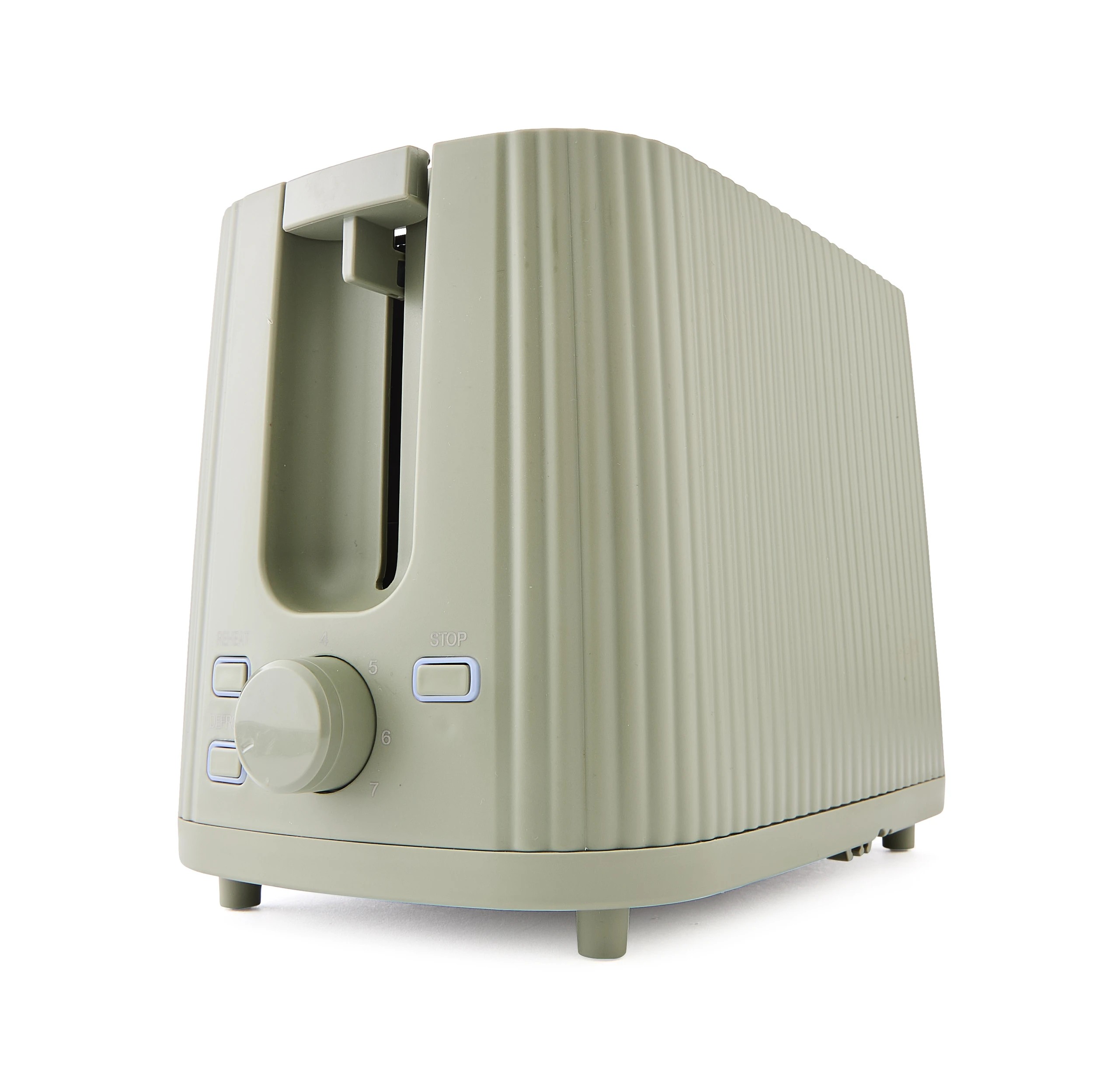 2 2 Slice Linear Toaster - Green, 2 of 8