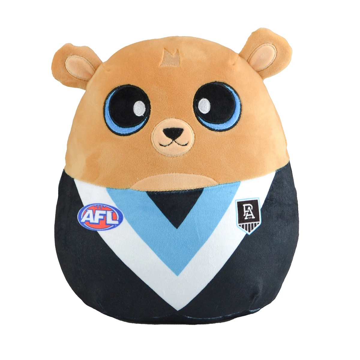 1 AFL Squidglys Port Adelaide Plush Toy, 1 of 2