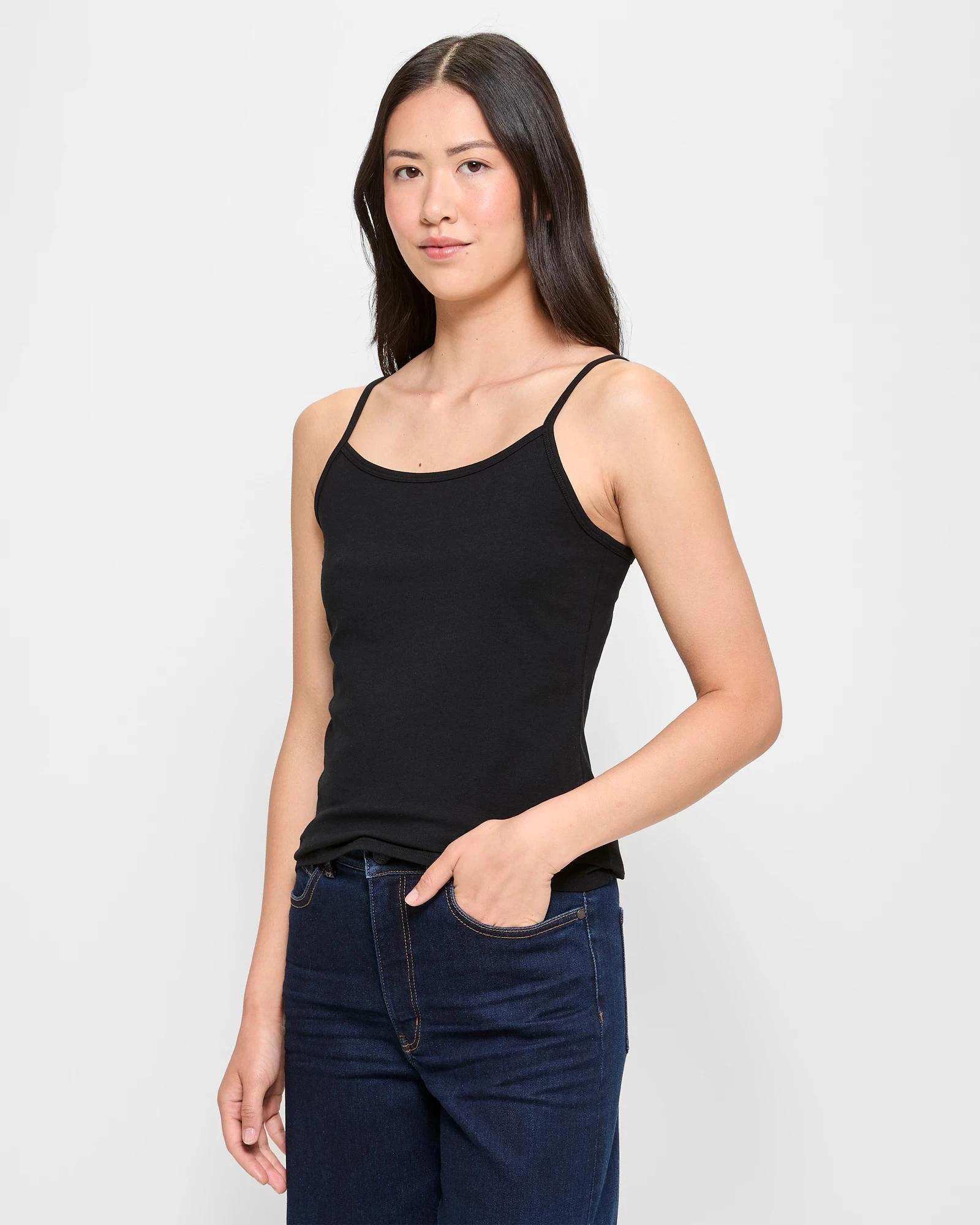 8 Target Australian Cotton Cami BLACK, 8 of 10