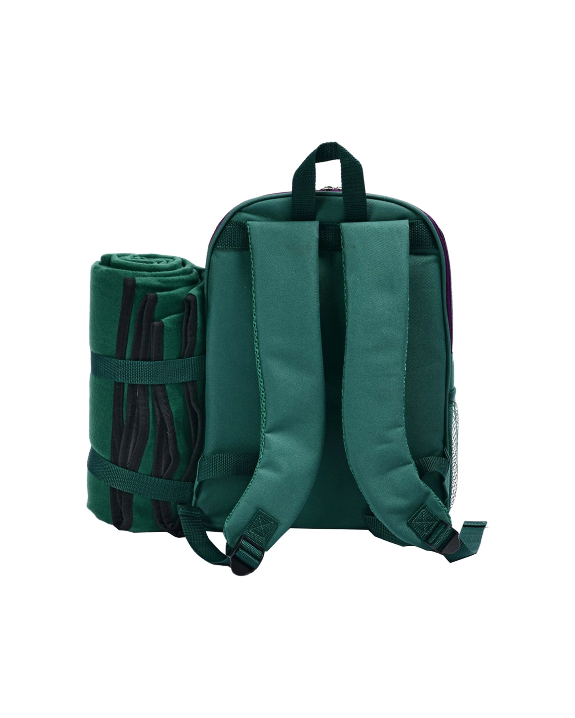 3 Trailmaster Insulated Picnic Backpack With Cutlery 4 Person Fleece Blanket - Multi, 3 of 6