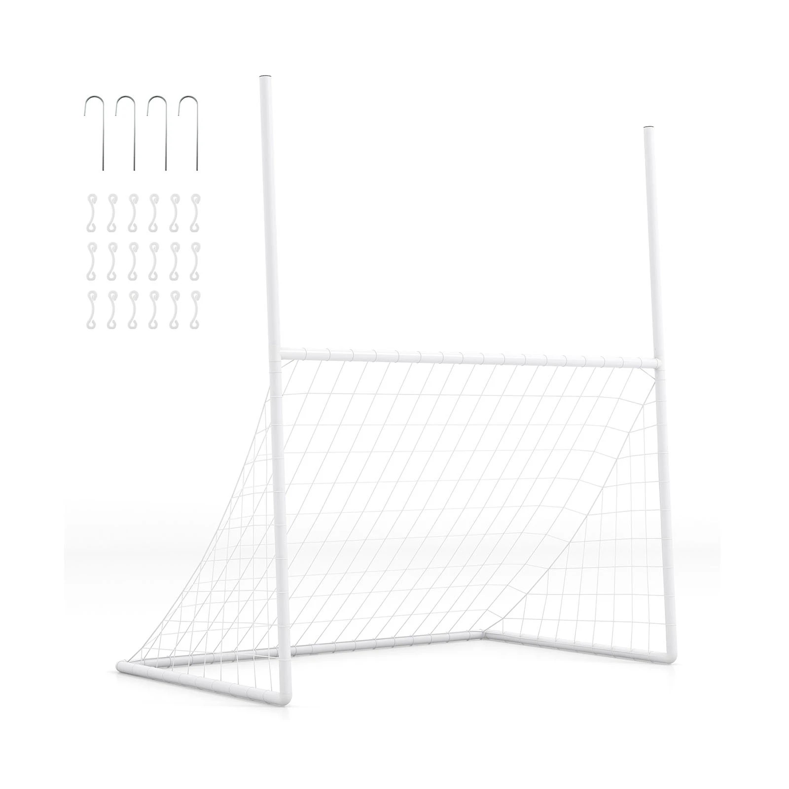 1 Costway 2 in 1 Soccer Goal Football Training Equipment Netting, 1 of 2