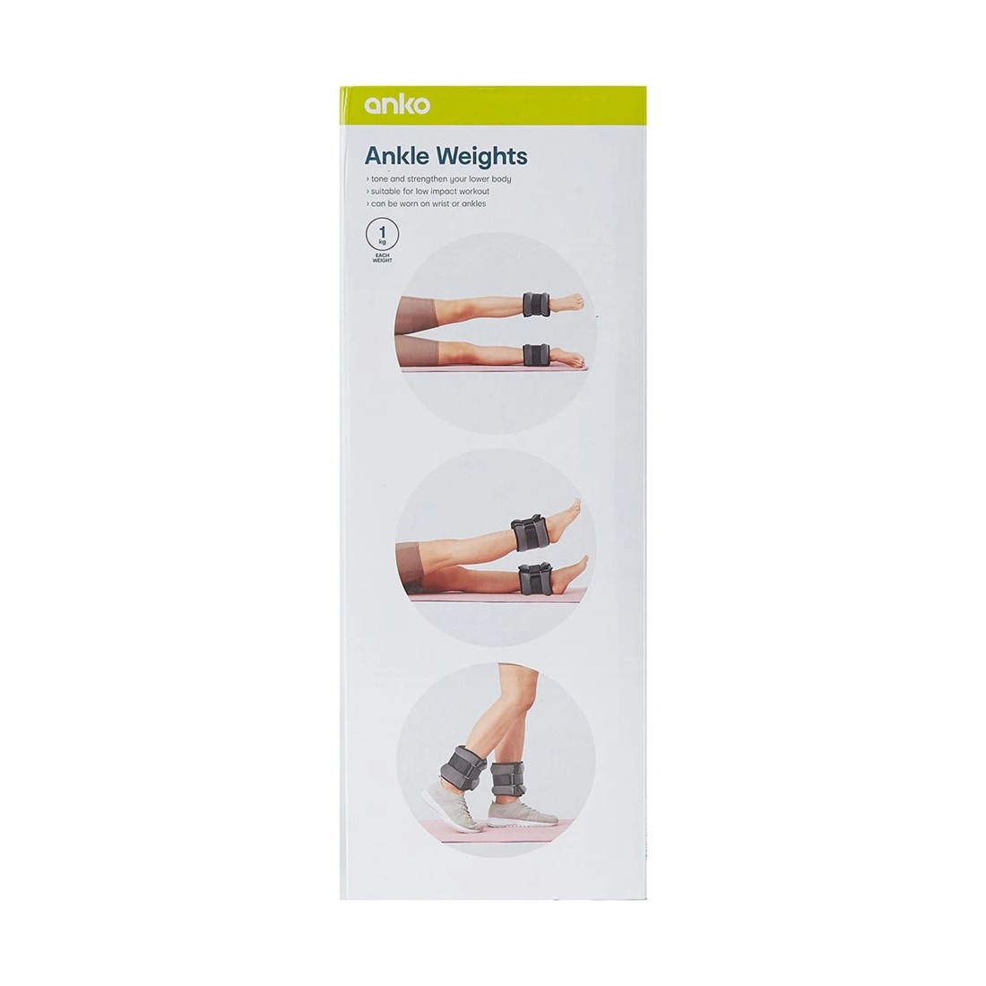 7 Ankle Weights - 1kg, 7 of 7