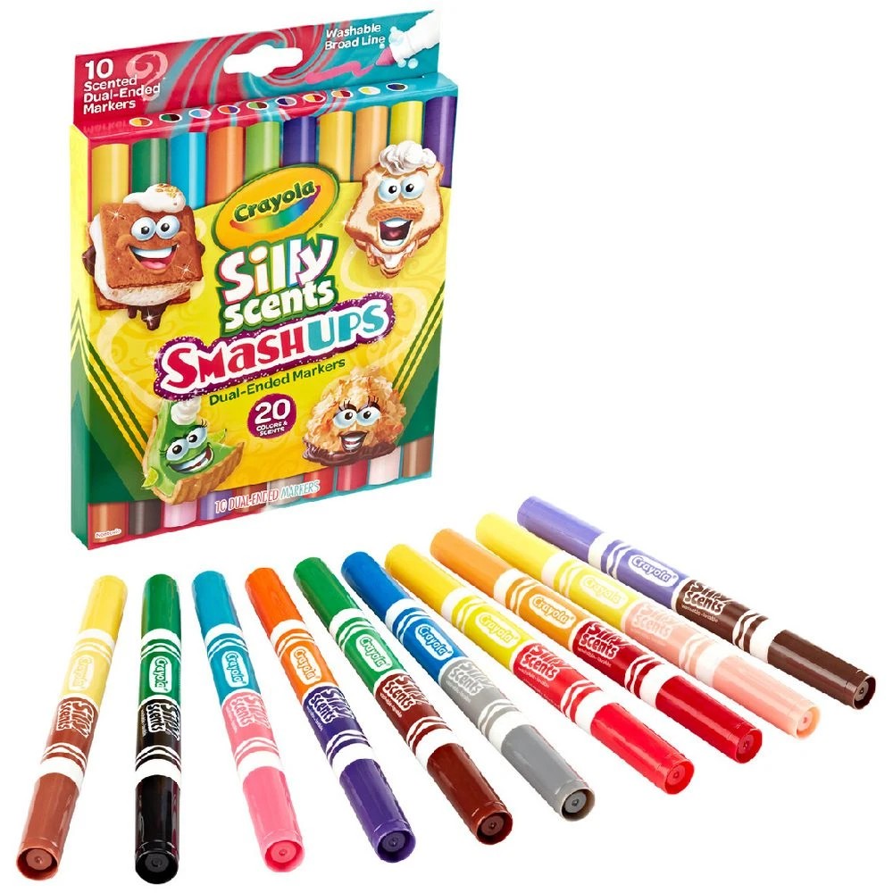 2 Crayola Silly Scents SmashUps Dual-ended Markers 10 Pack, 2 of 6
